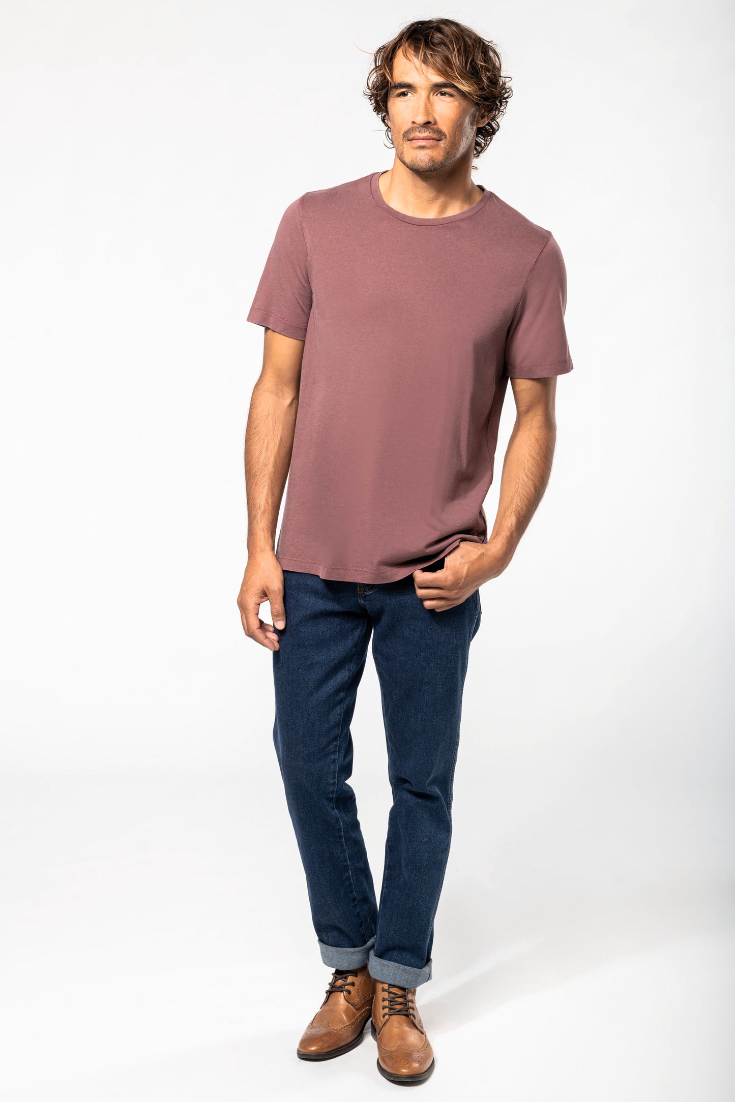 Heren-t-shirt met korte mouwen