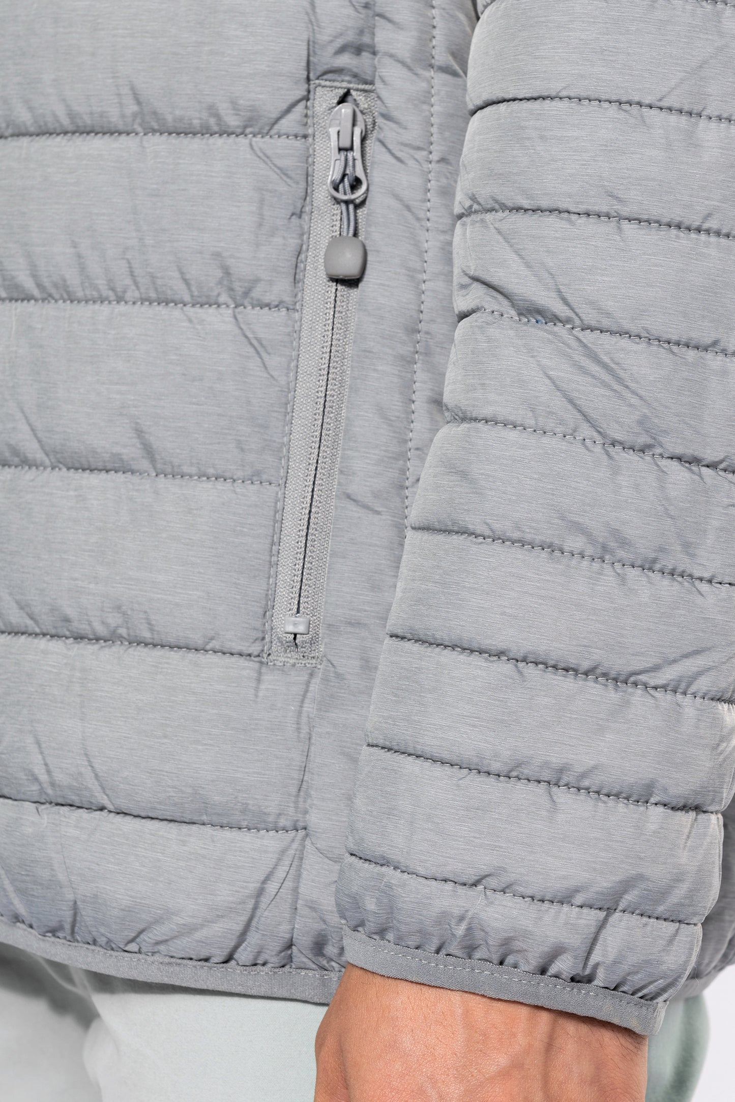 Men's lightweight hooded padded jacket
