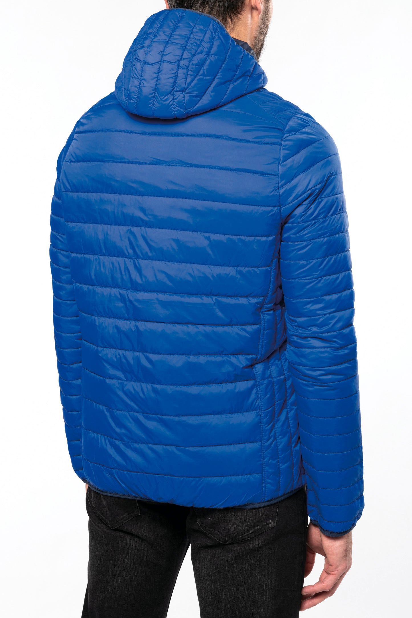 Men's lightweight hooded padded jacket