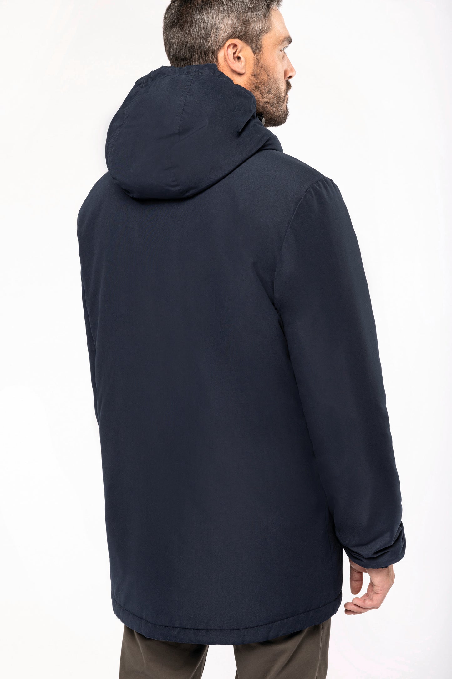 Unisex gerecyclede parka met capuchon