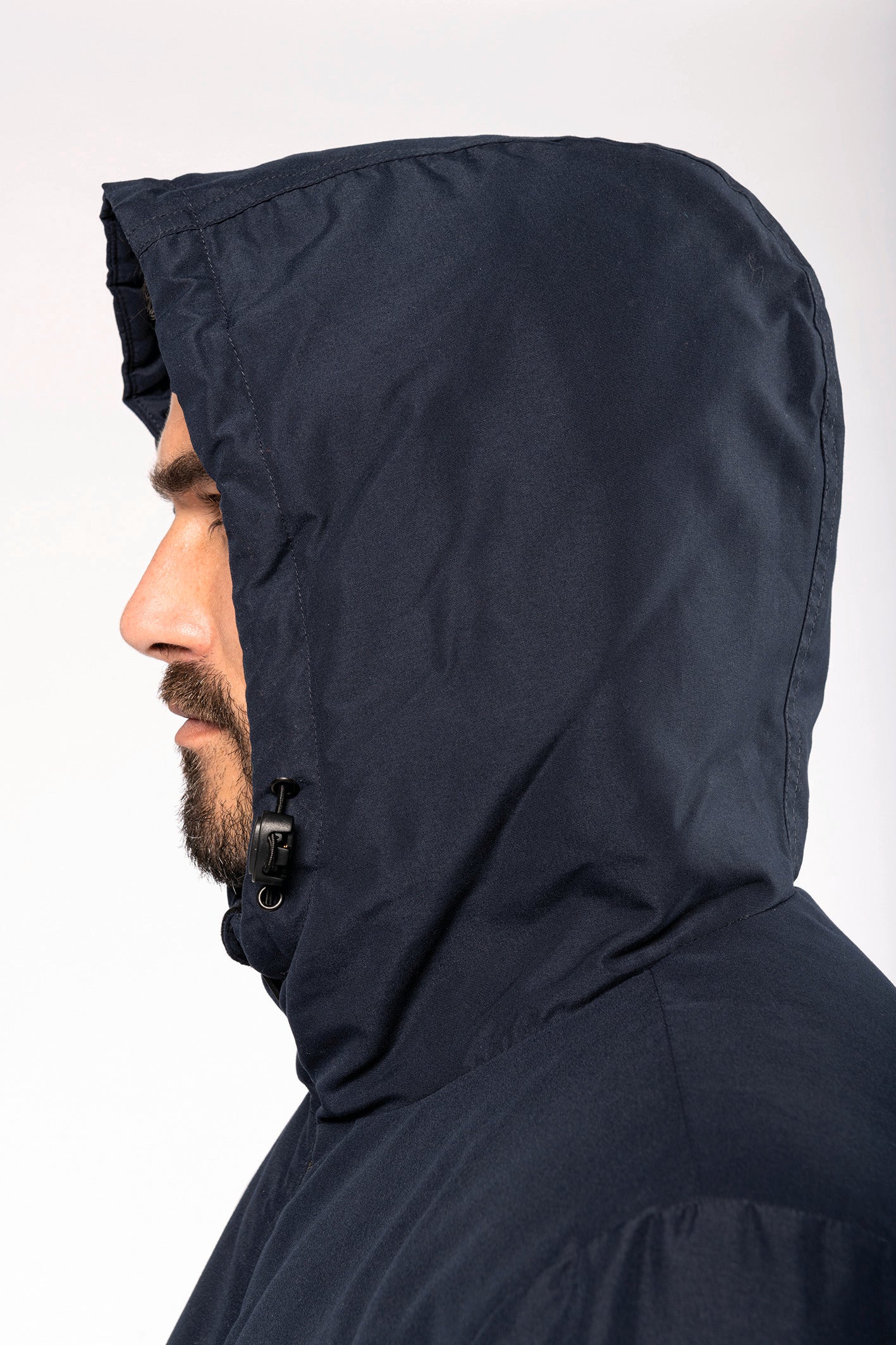 Unisex gerecyclede parka met capuchon