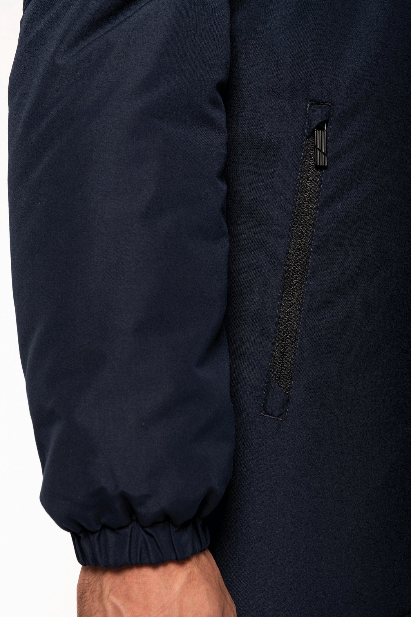 Unisex gerecyclede parka met capuchon