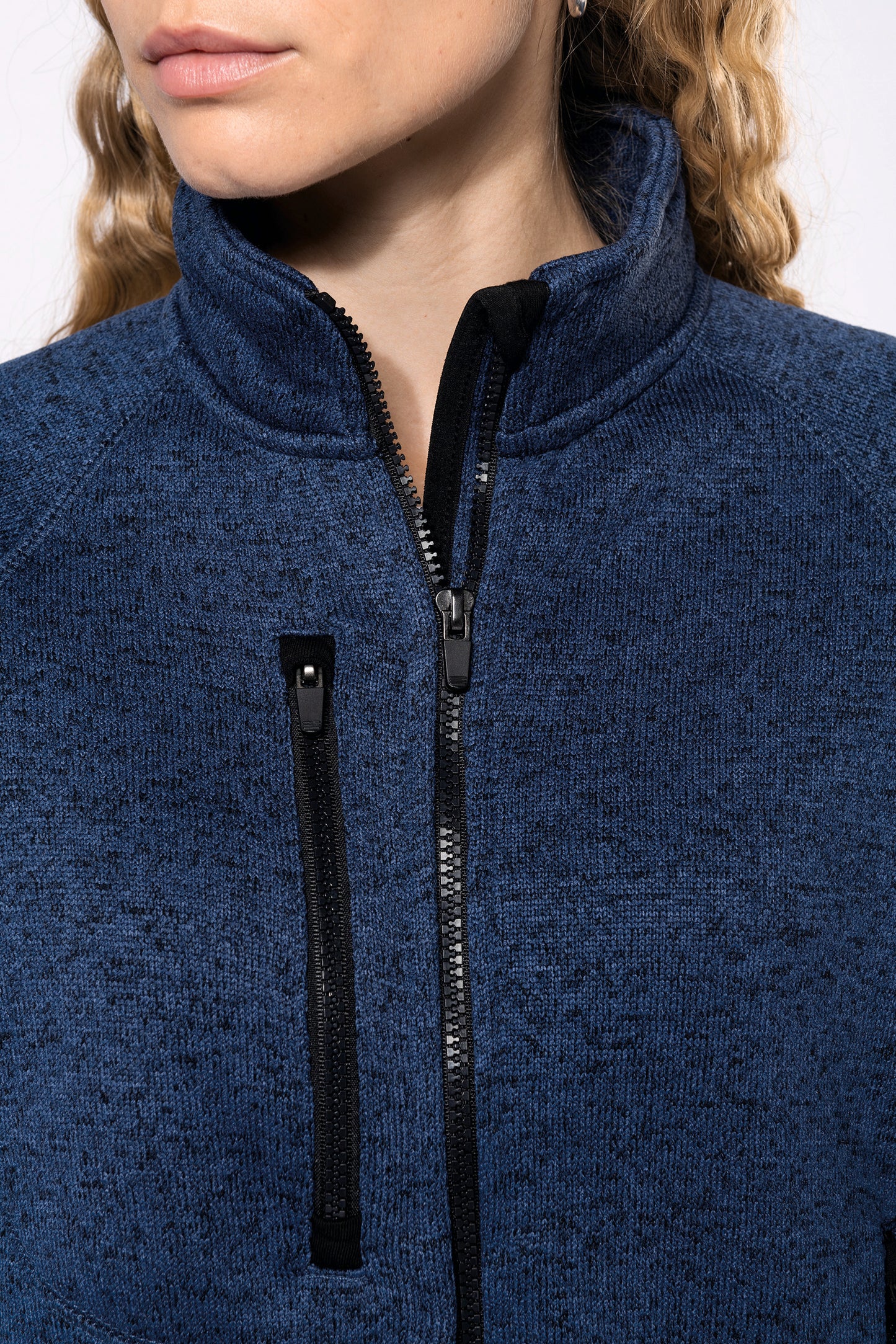 Heather damesvest met rits