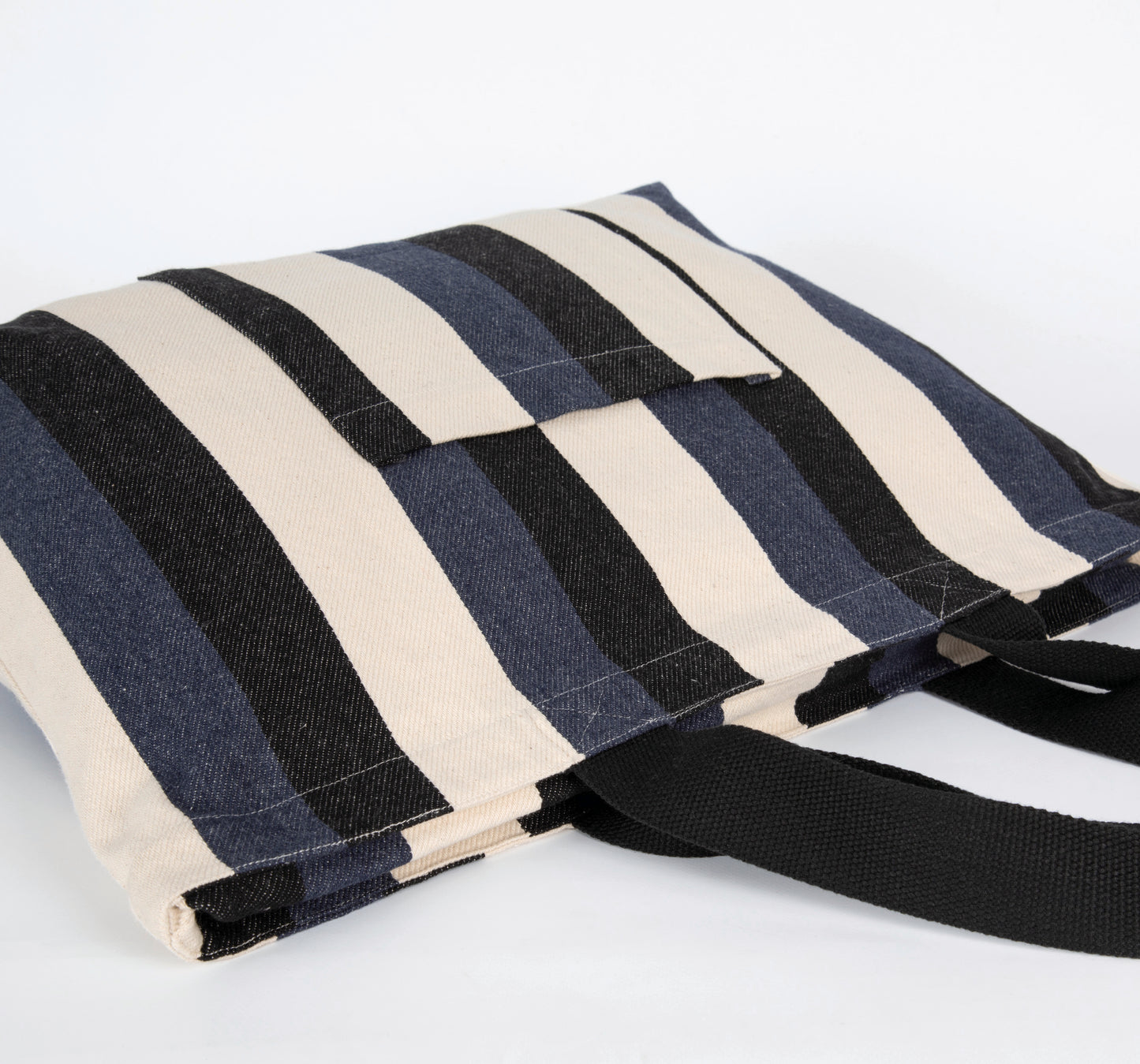 Gerecyclede shopper - Gestreept