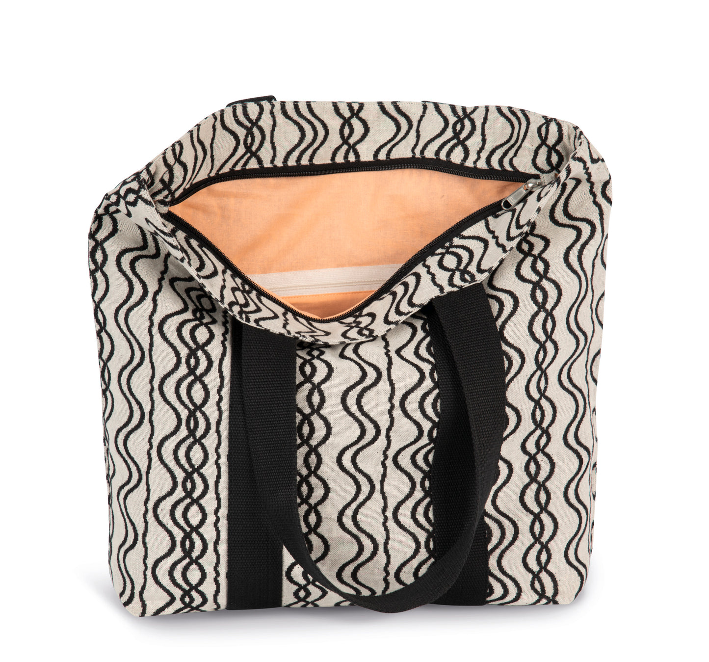 Gerecyclede shopper - Golfmotief