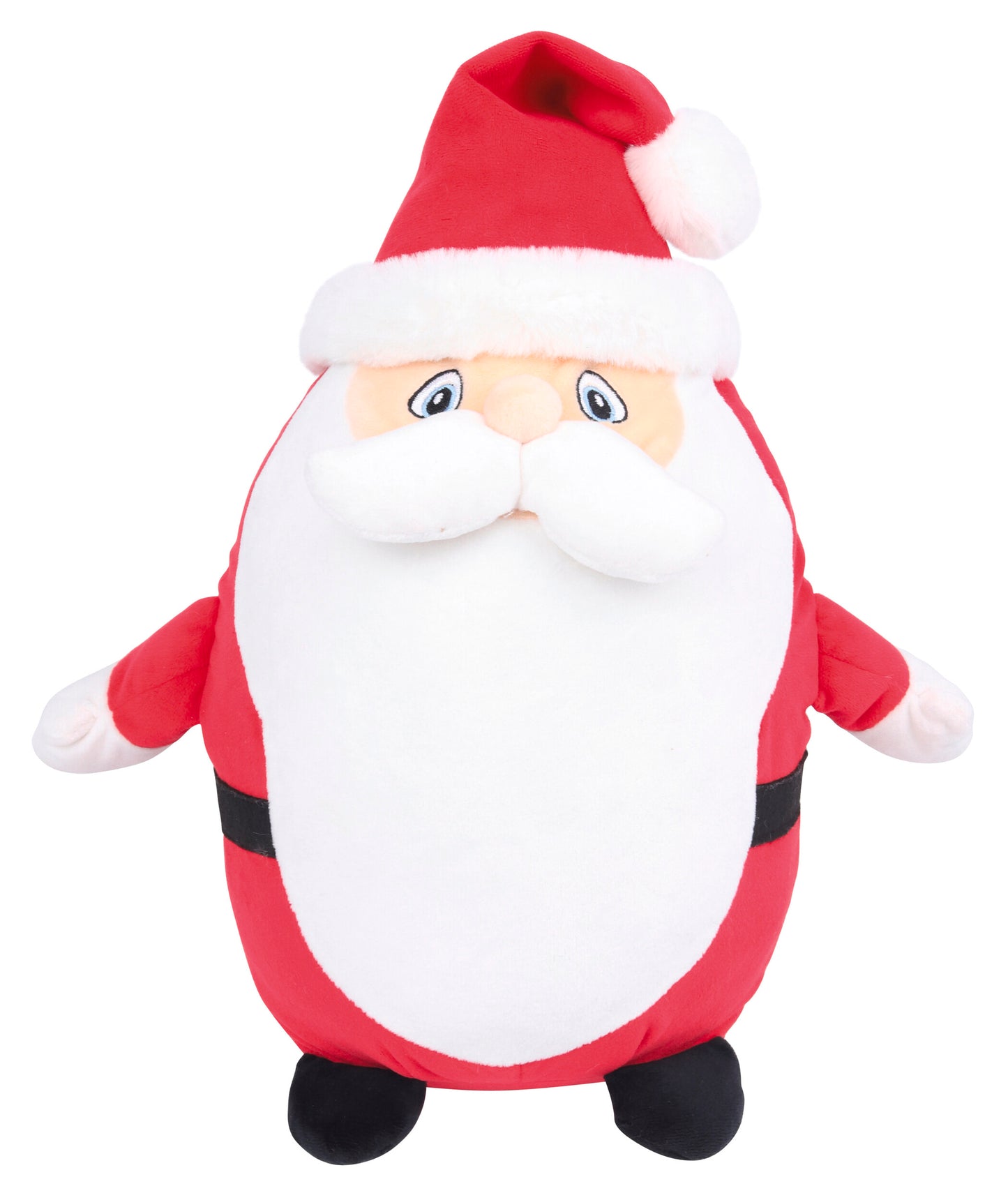 Knuffel met rits kerstman