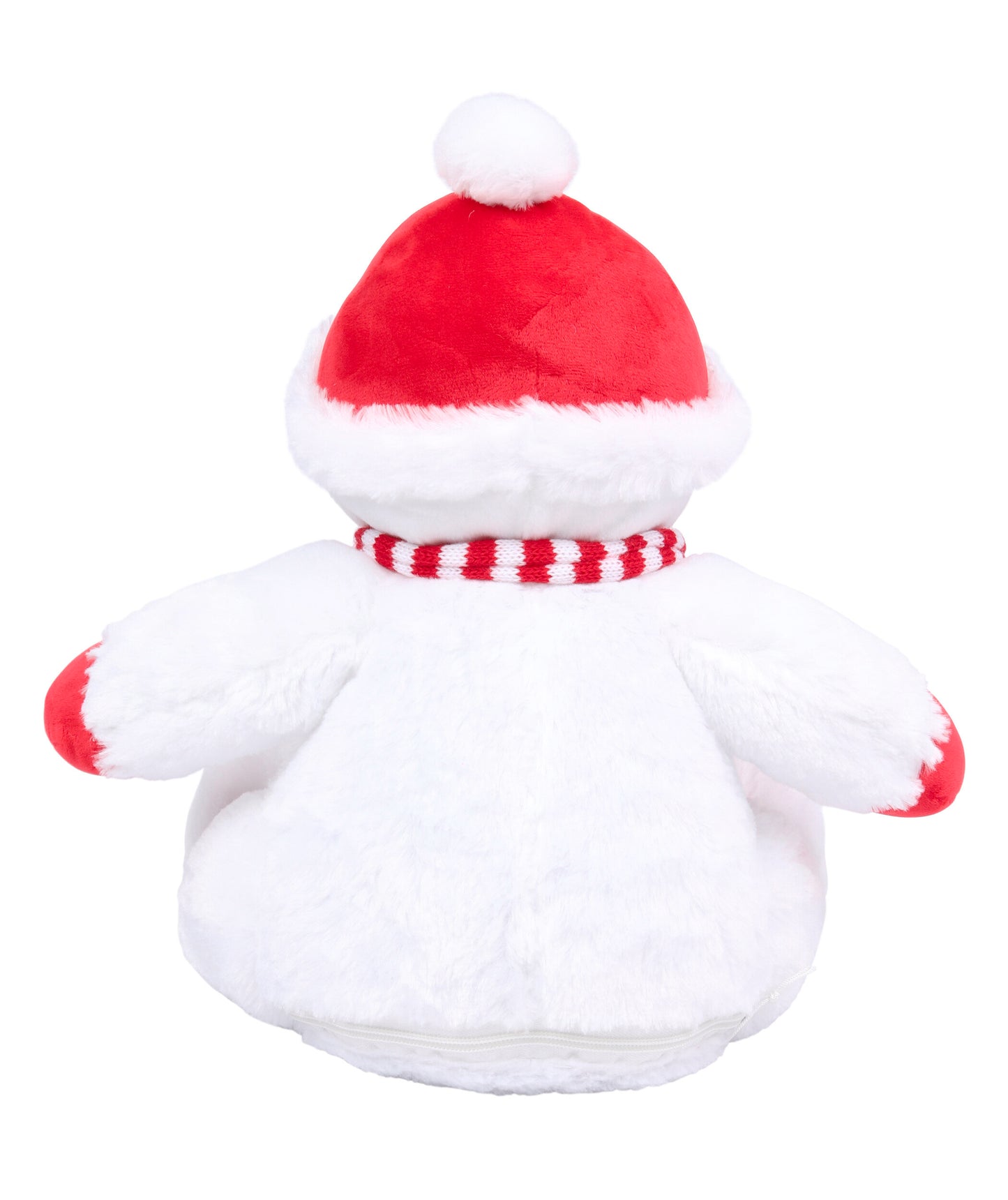 Knuffel met rits sneeuwman