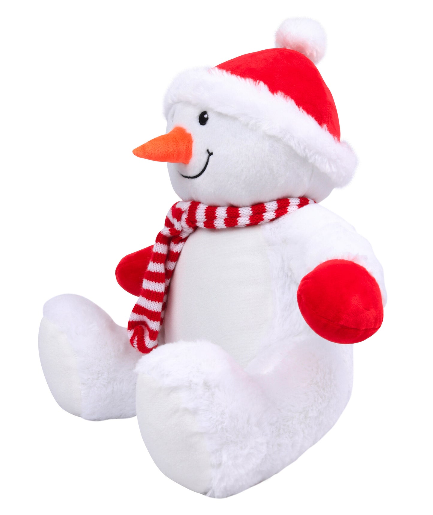 Knuffel met rits sneeuwman