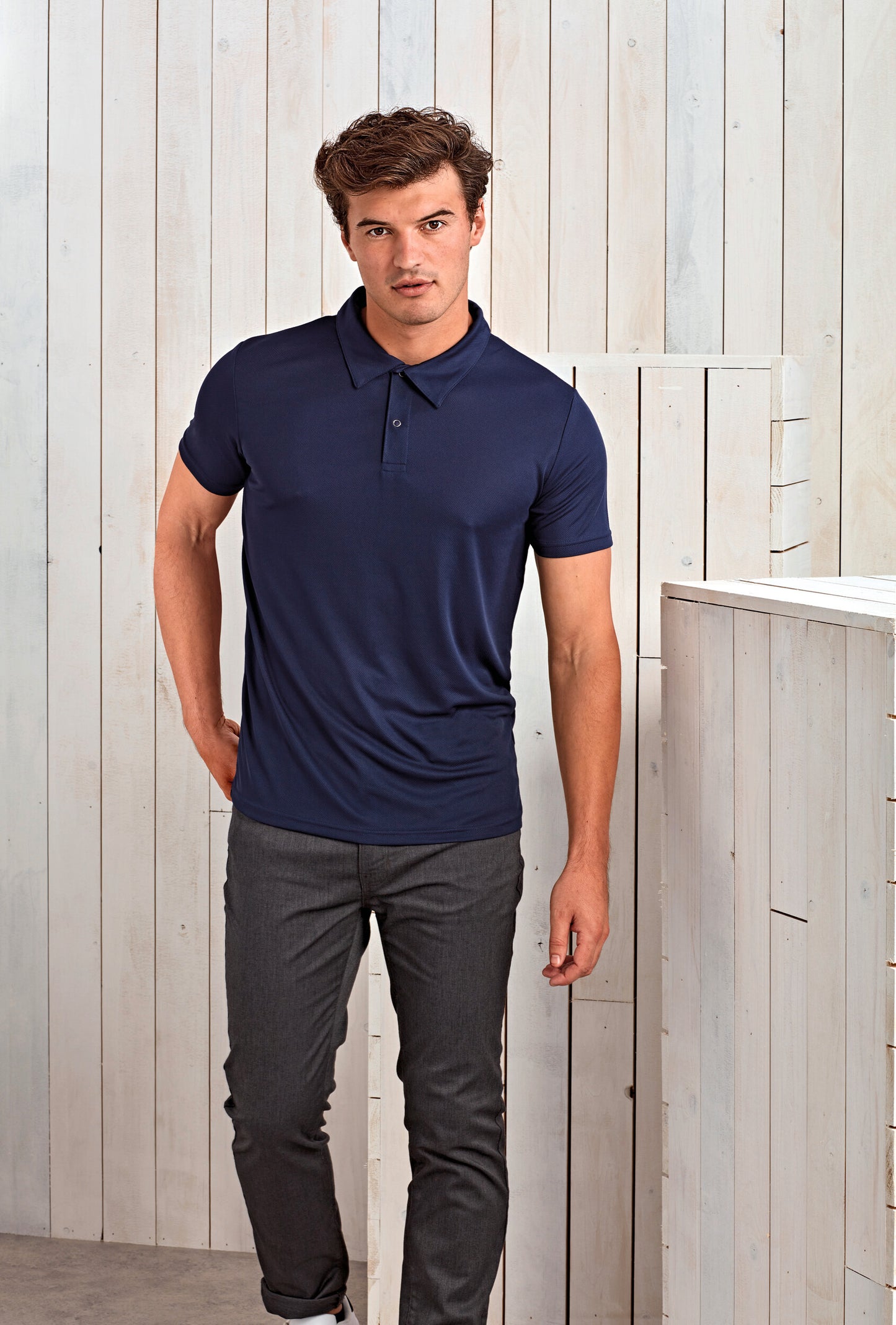 Coolchecker Studded Polo