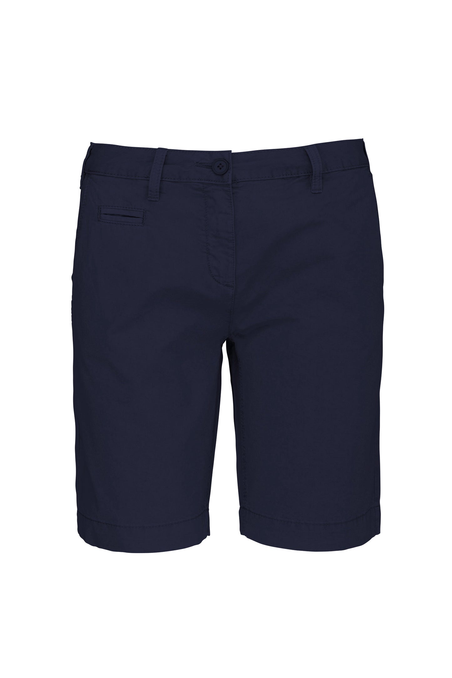 Damesbermuda met verwassen look