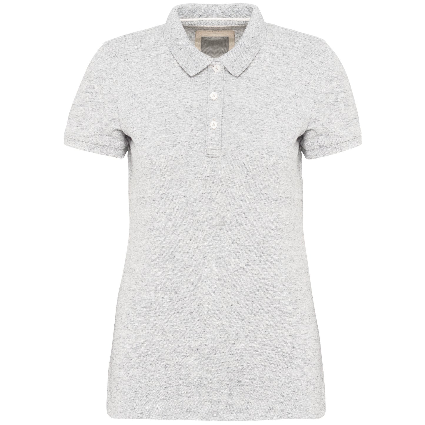 Vintage damespolo met korte mouwen