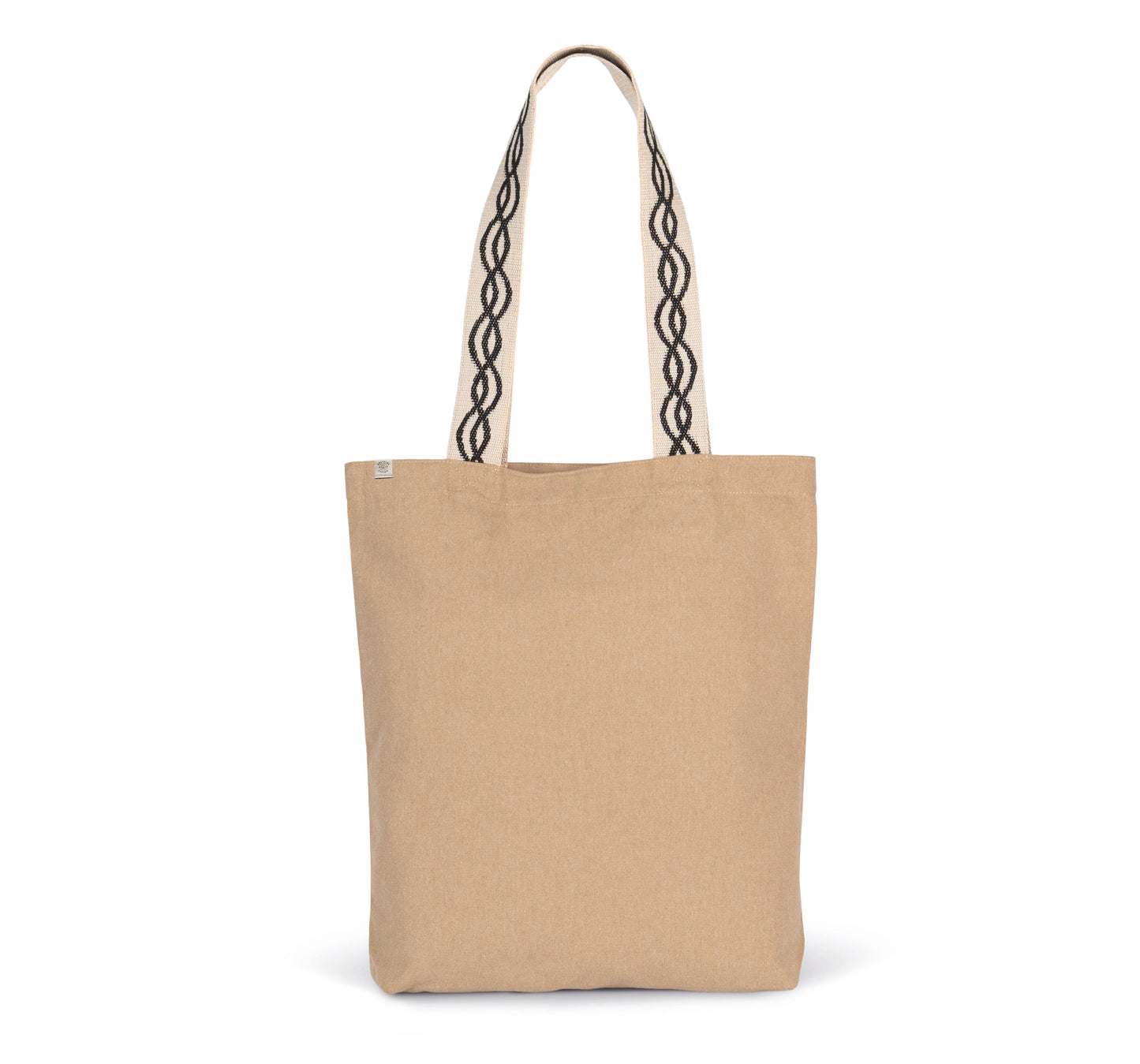 Gerecyclede shopper met platte bodem
