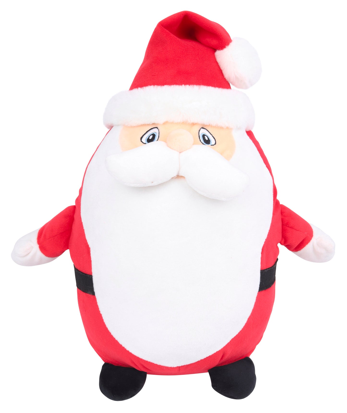 Knuffel met rits kerstman