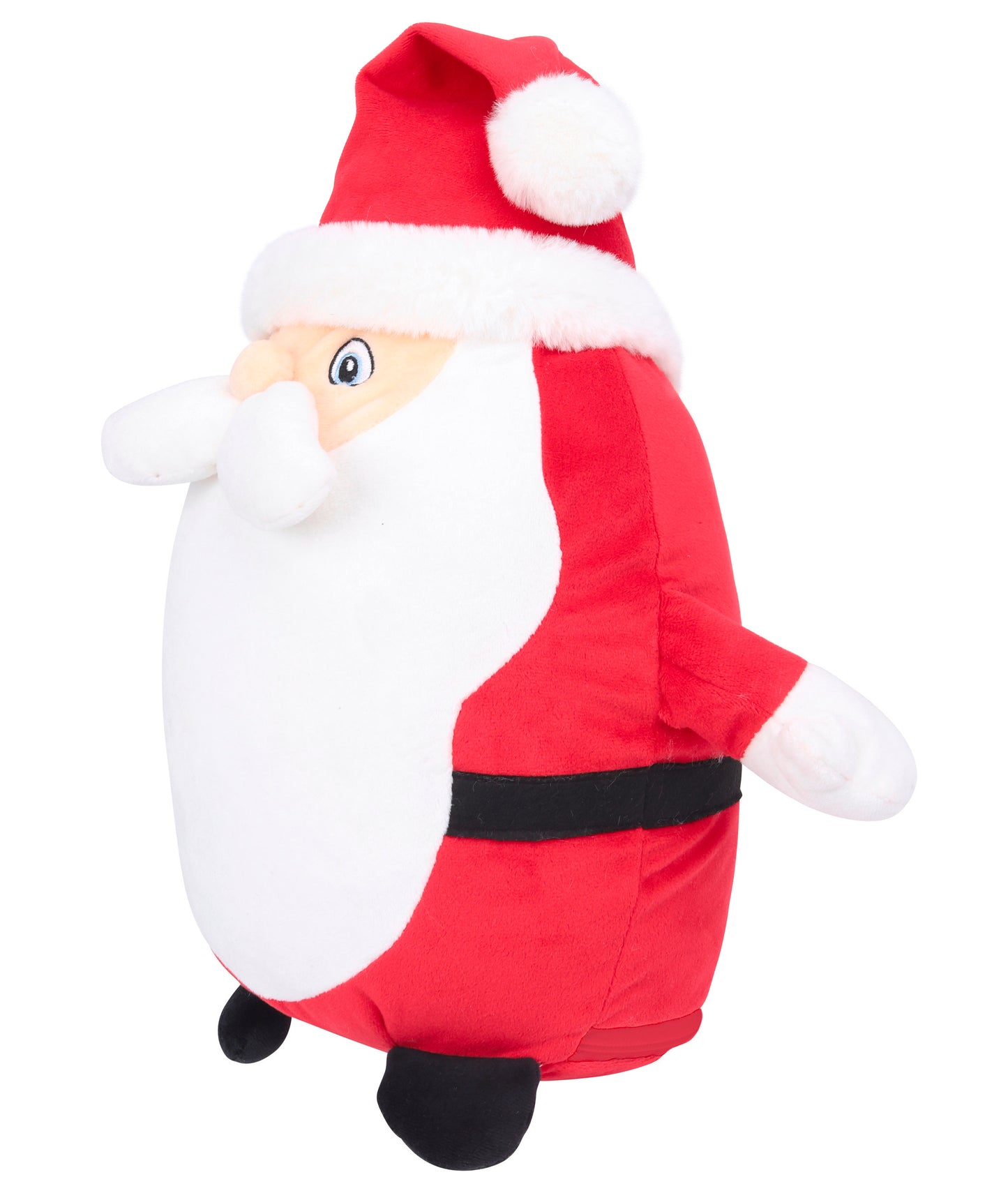 Knuffel met rits kerstman