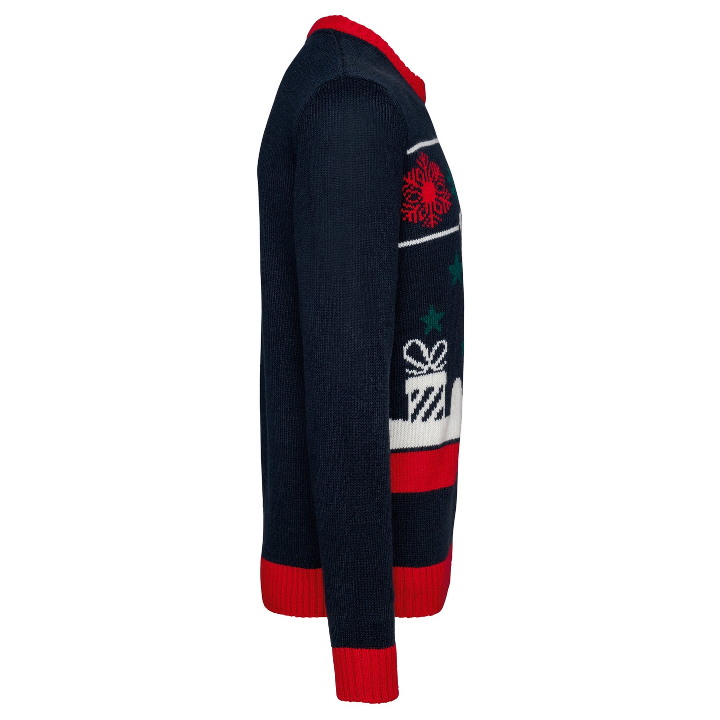 Kersttrui met ronde hals uniseks