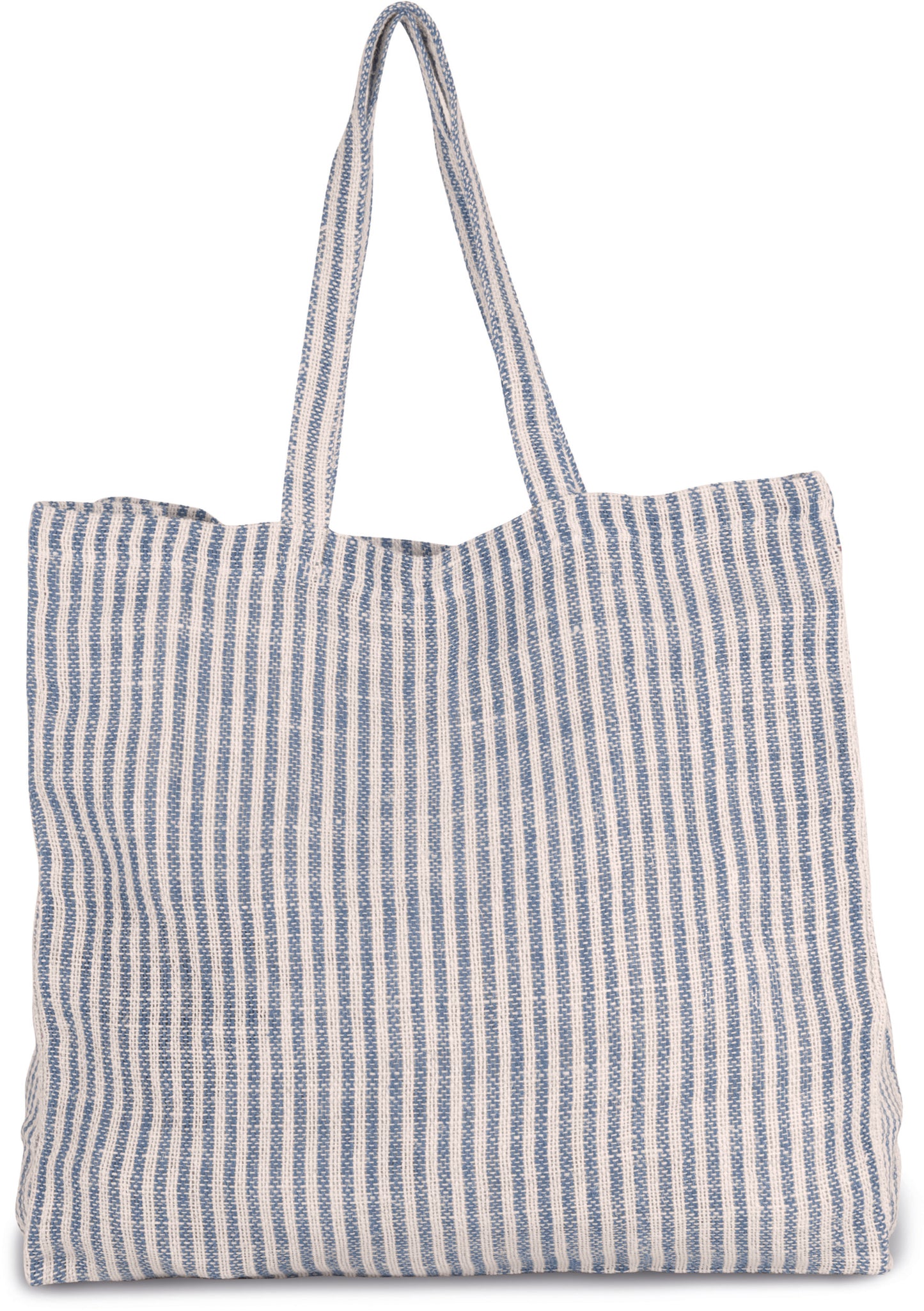 Gestreepte shopper van juco