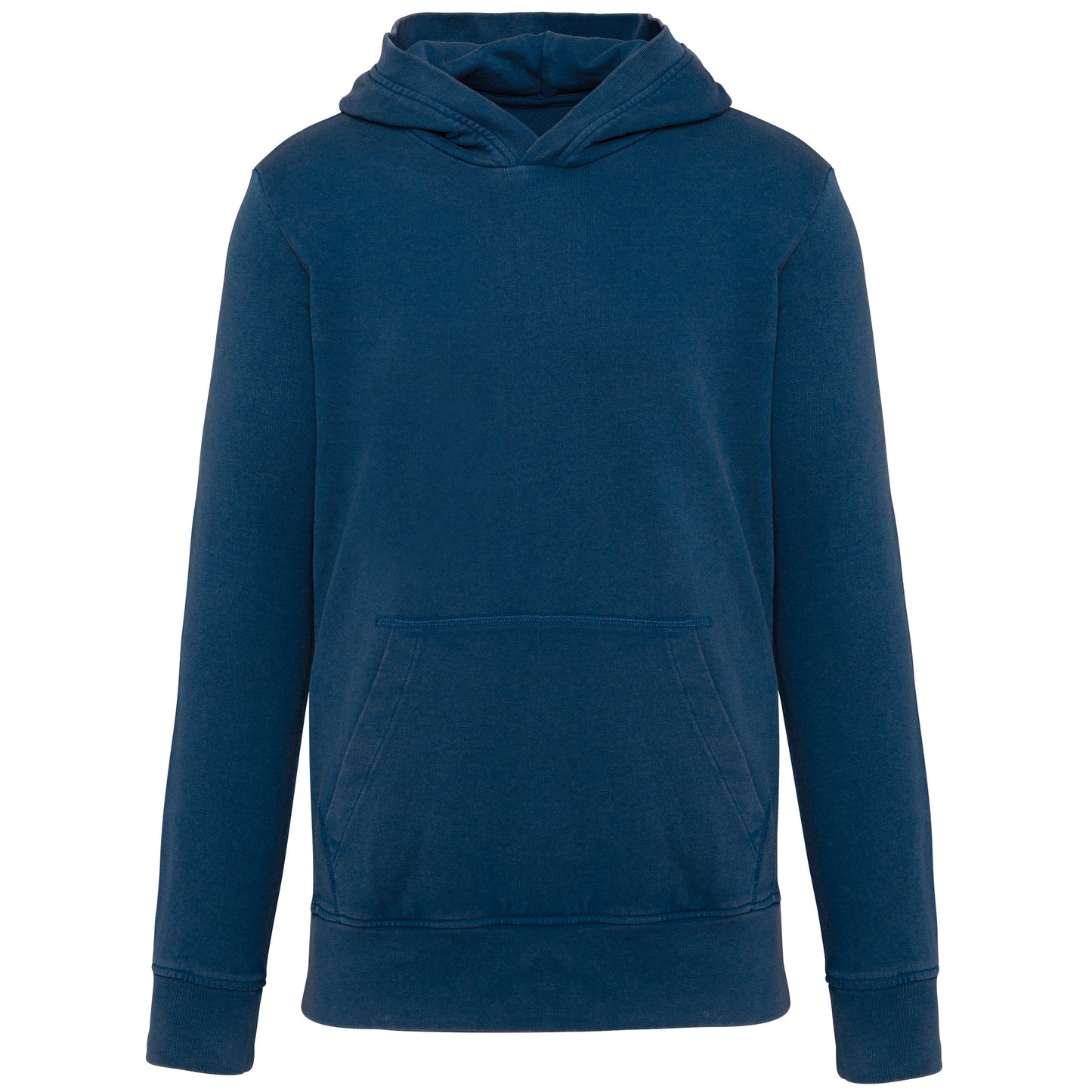 Sweater met capuchon van french terry