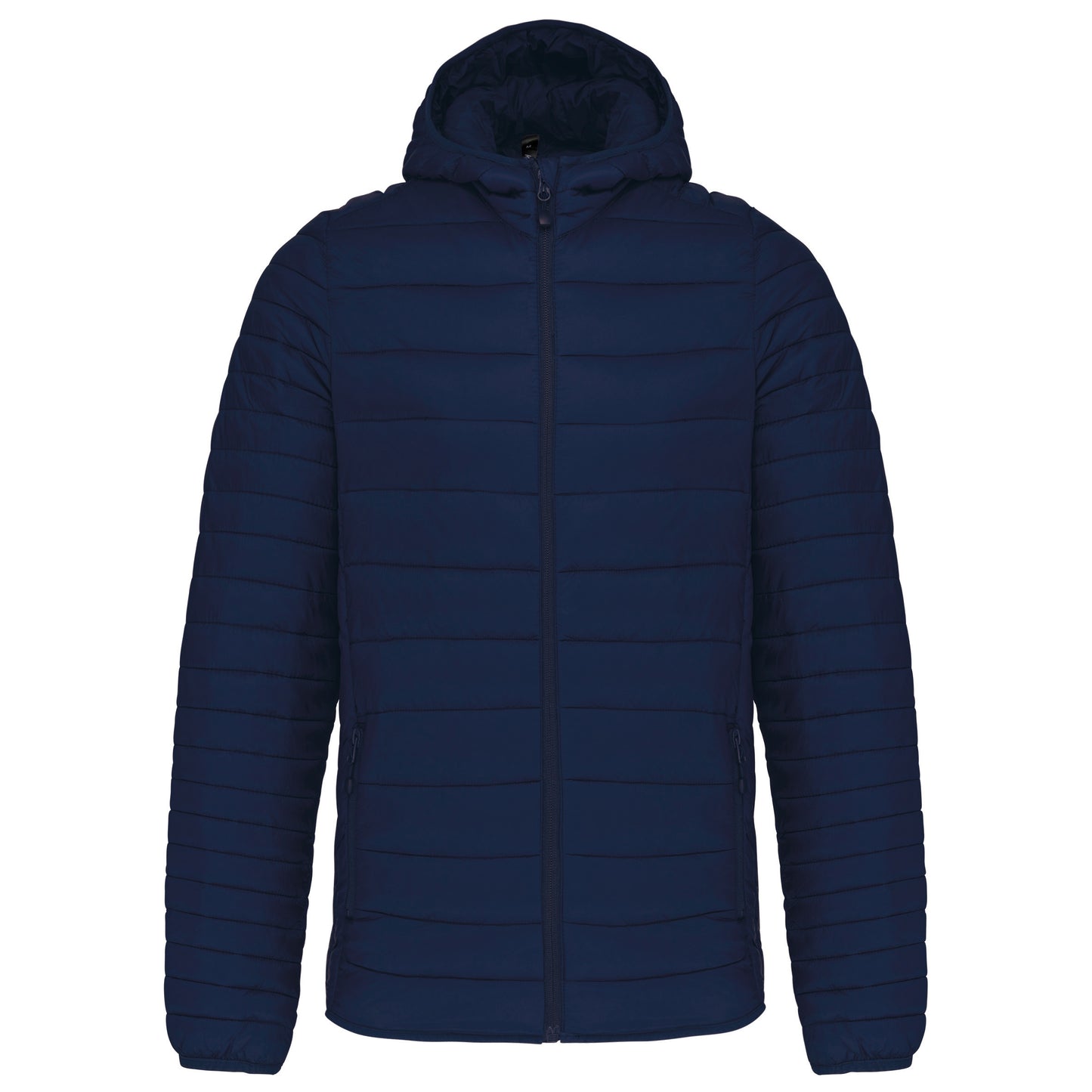 Men's lightweight hooded padded jacket