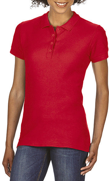 Damespolo Softstyle Dubbele piqué