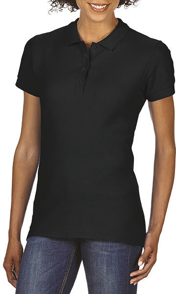 Damespolo Softstyle Dubbele piqué