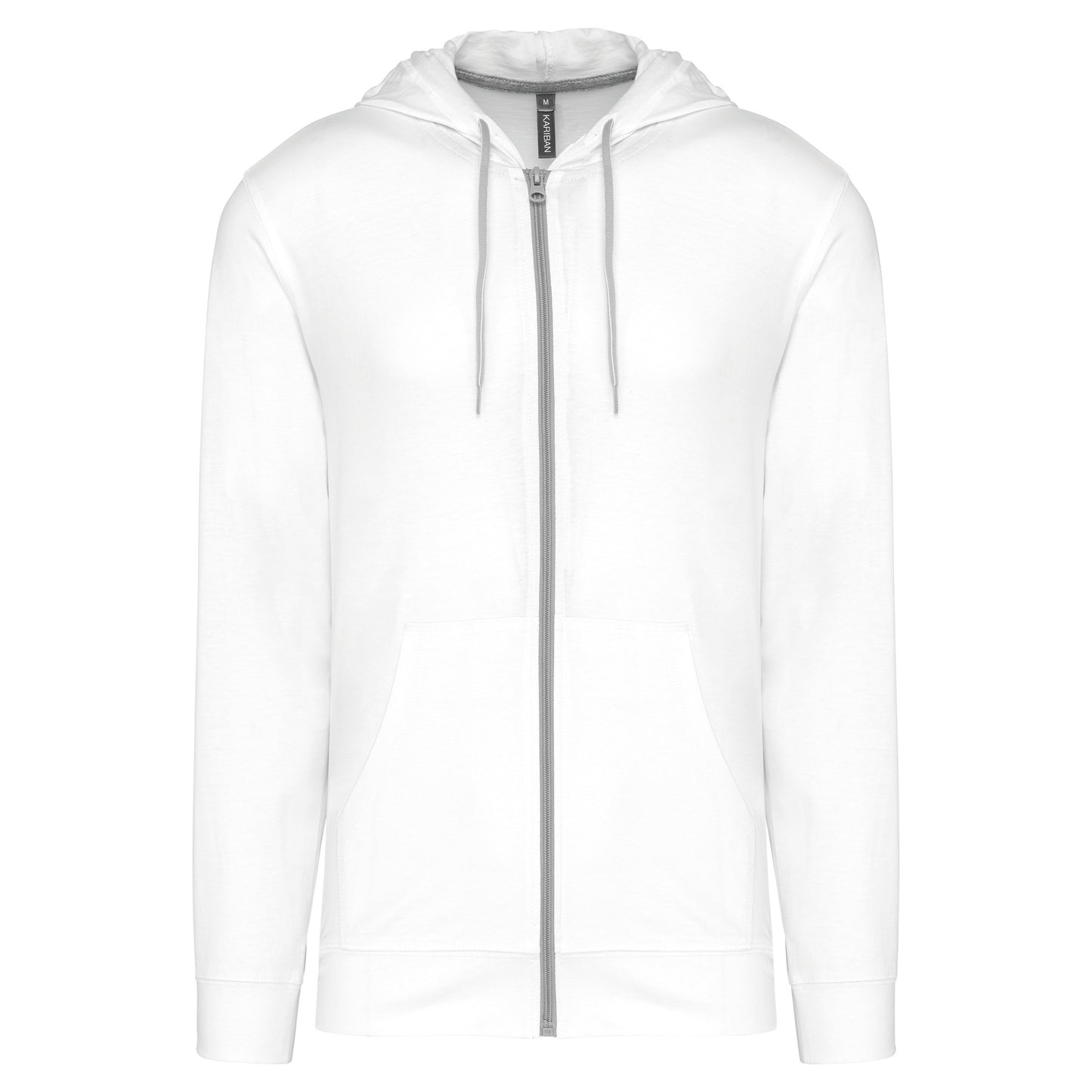 Hooded vestje in licht katoen