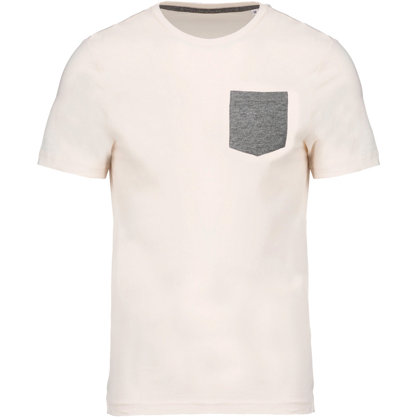 T-shirt BIO-katoen met borstzakje