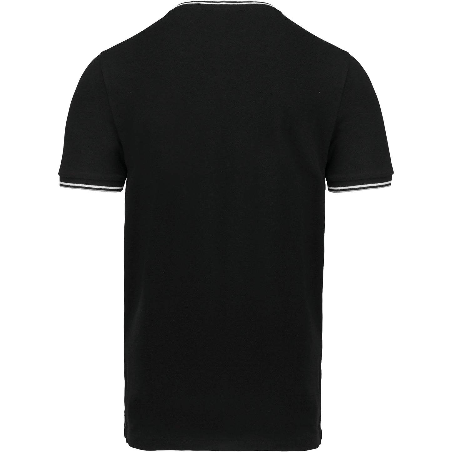 Heren-t-shirt piqué V-hals