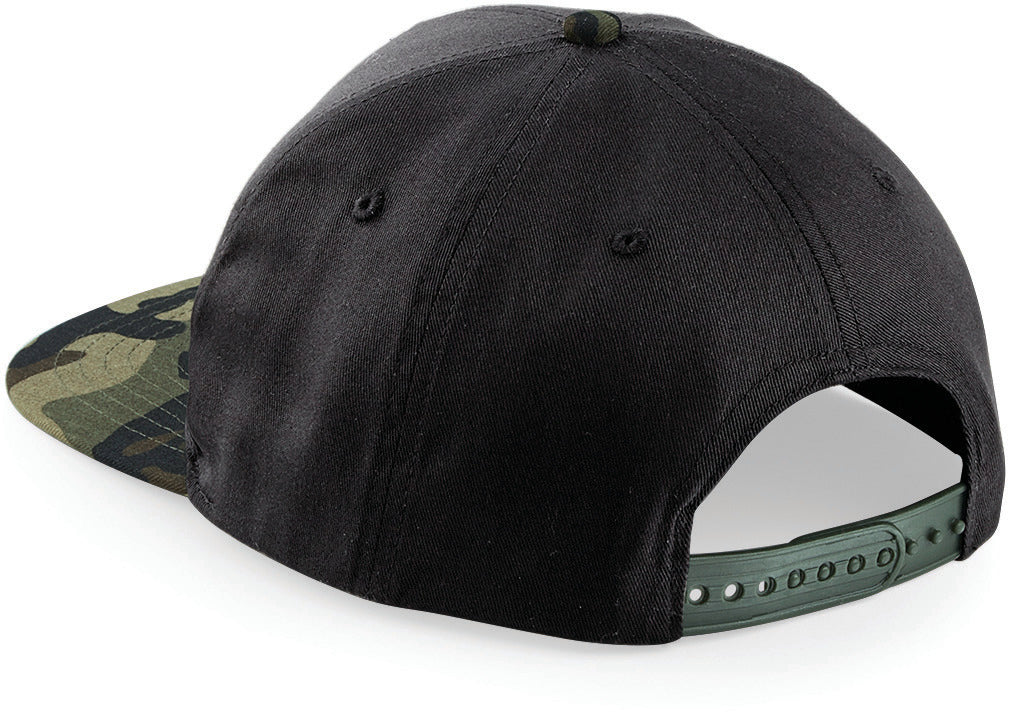 Snapback met camouflageprint