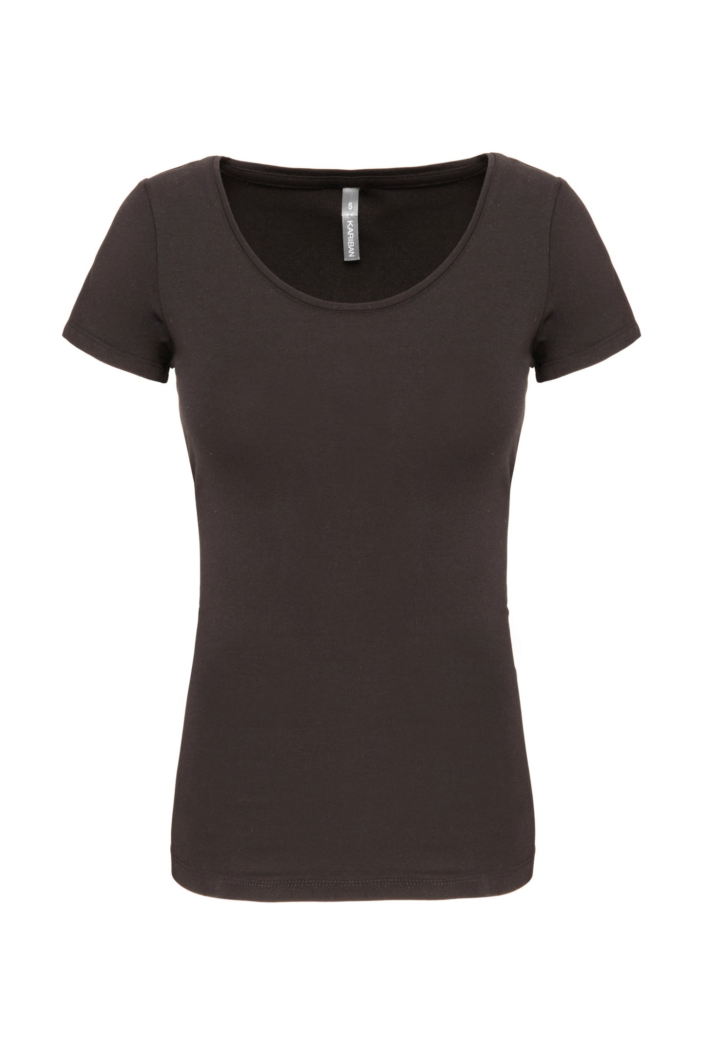 Dames t-shirt met mini-mouwtjes