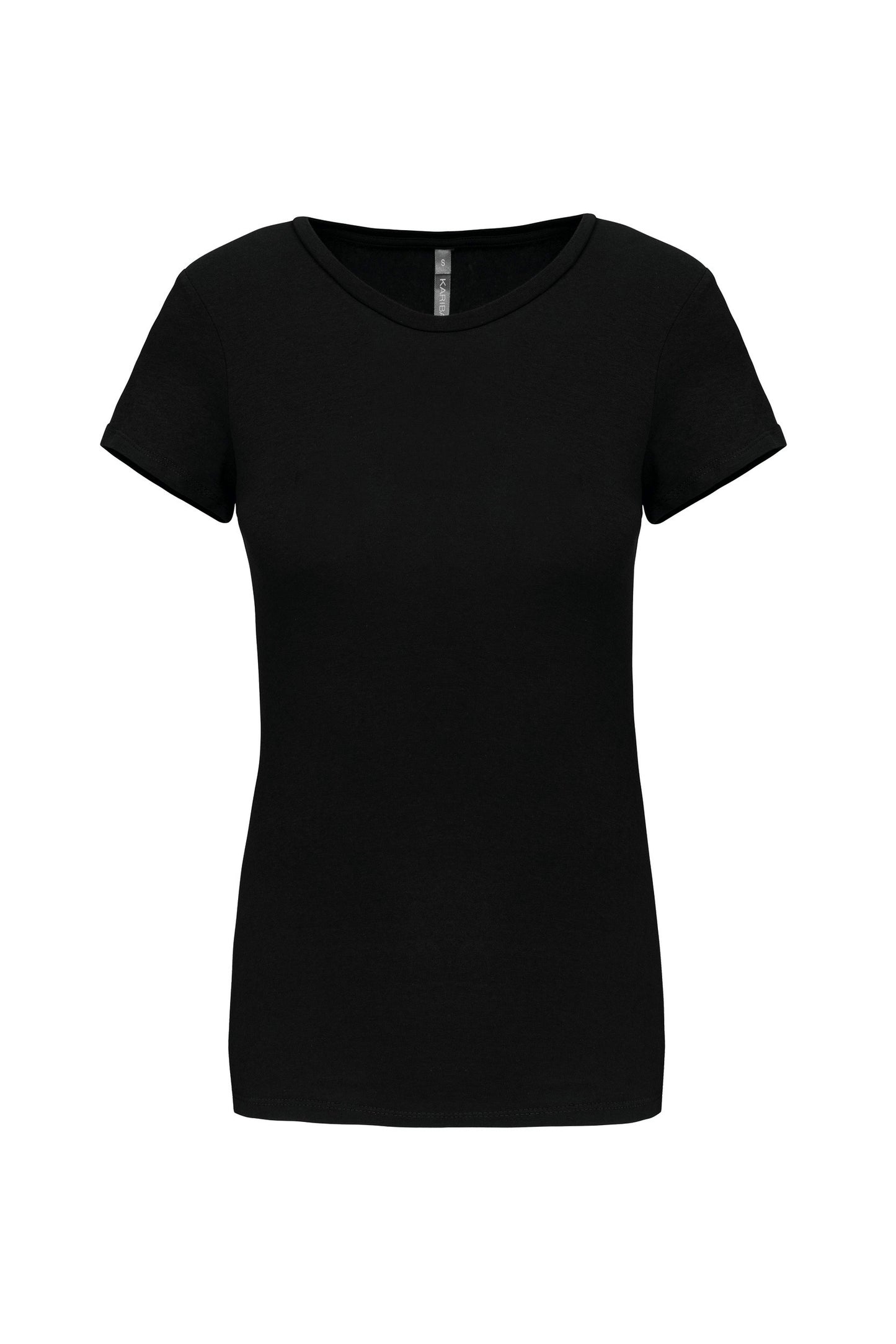 Dames-t-shirt ronde hals korte mouwen