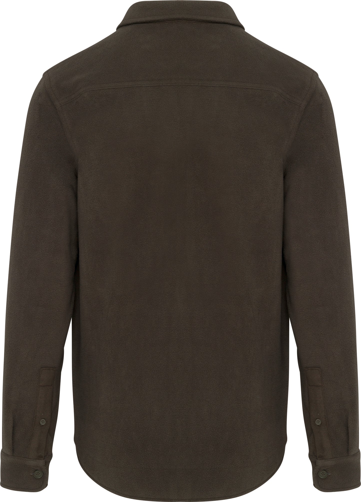 Overhemd van fleece met sherpavoering