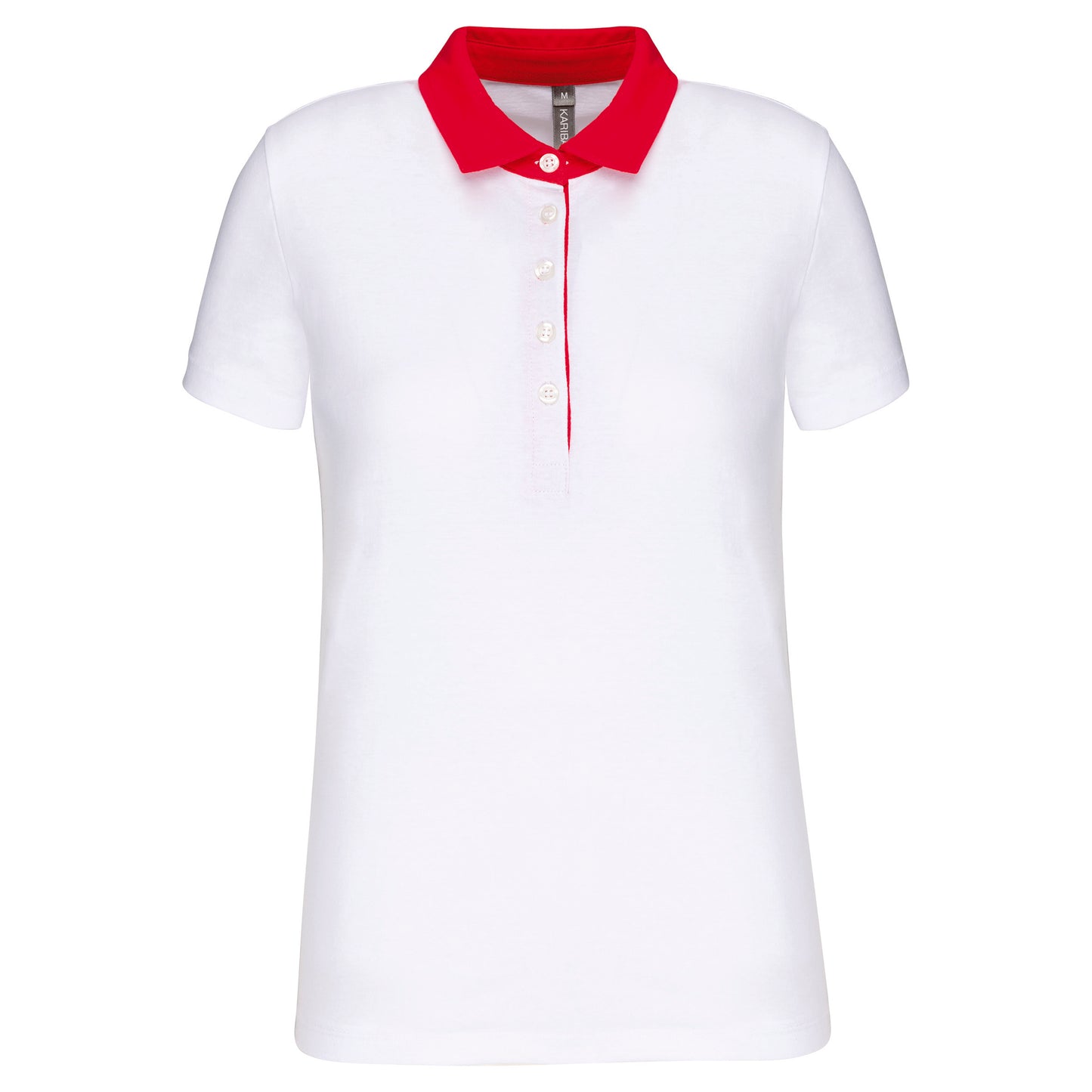 Tweekleurige damespolo jersey