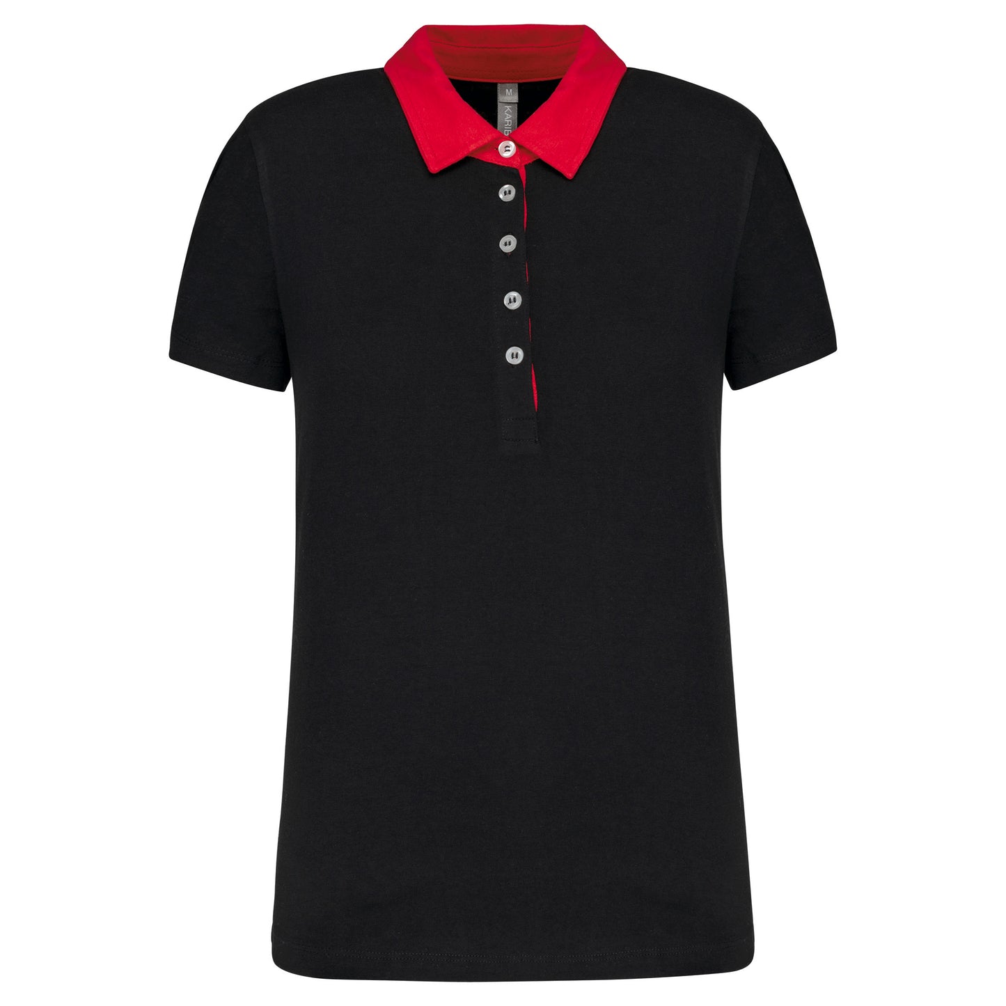 Tweekleurige damespolo jersey