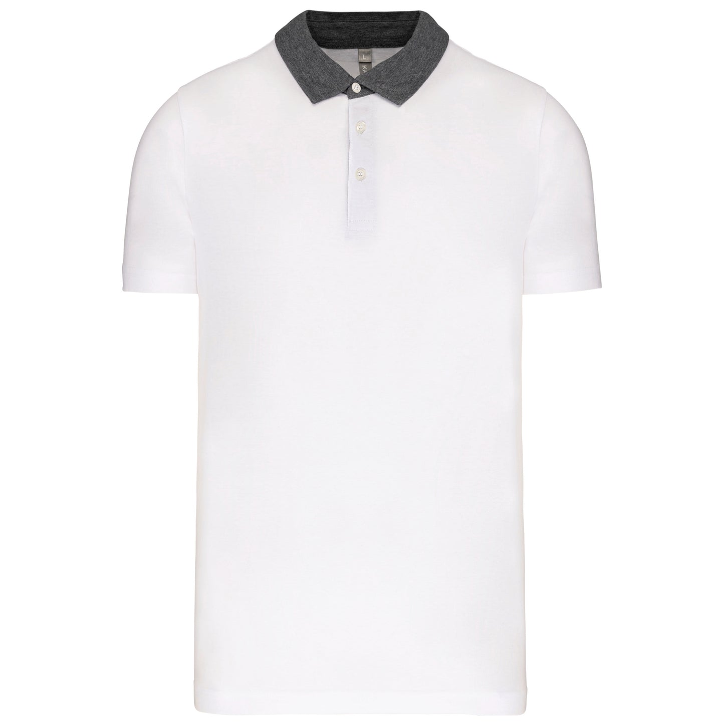 Tweekleurige herenpolo jersey