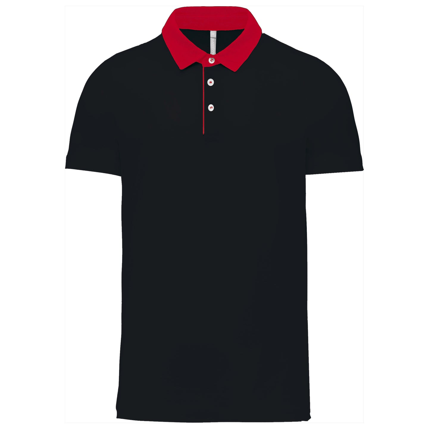Tweekleurige herenpolo jersey