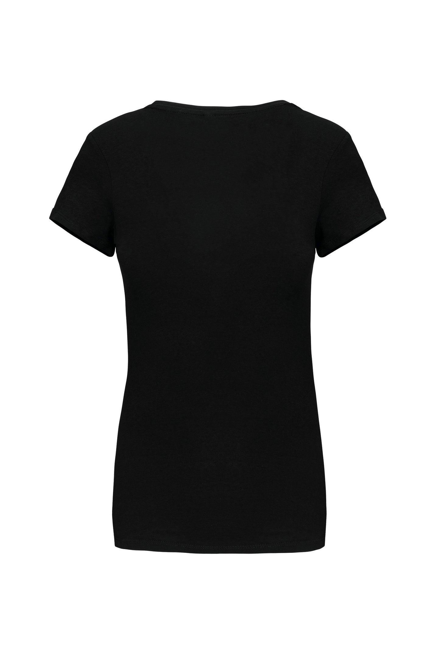 Dames-t-shirt ronde hals korte mouwen