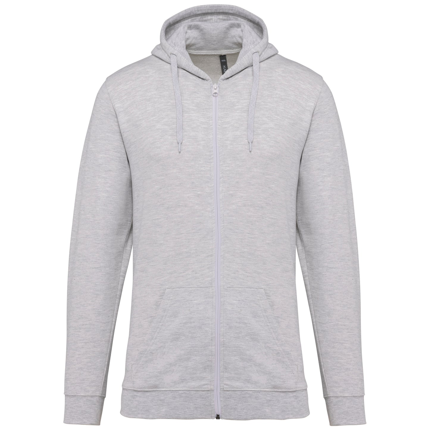 Sweater met rits en capuchon