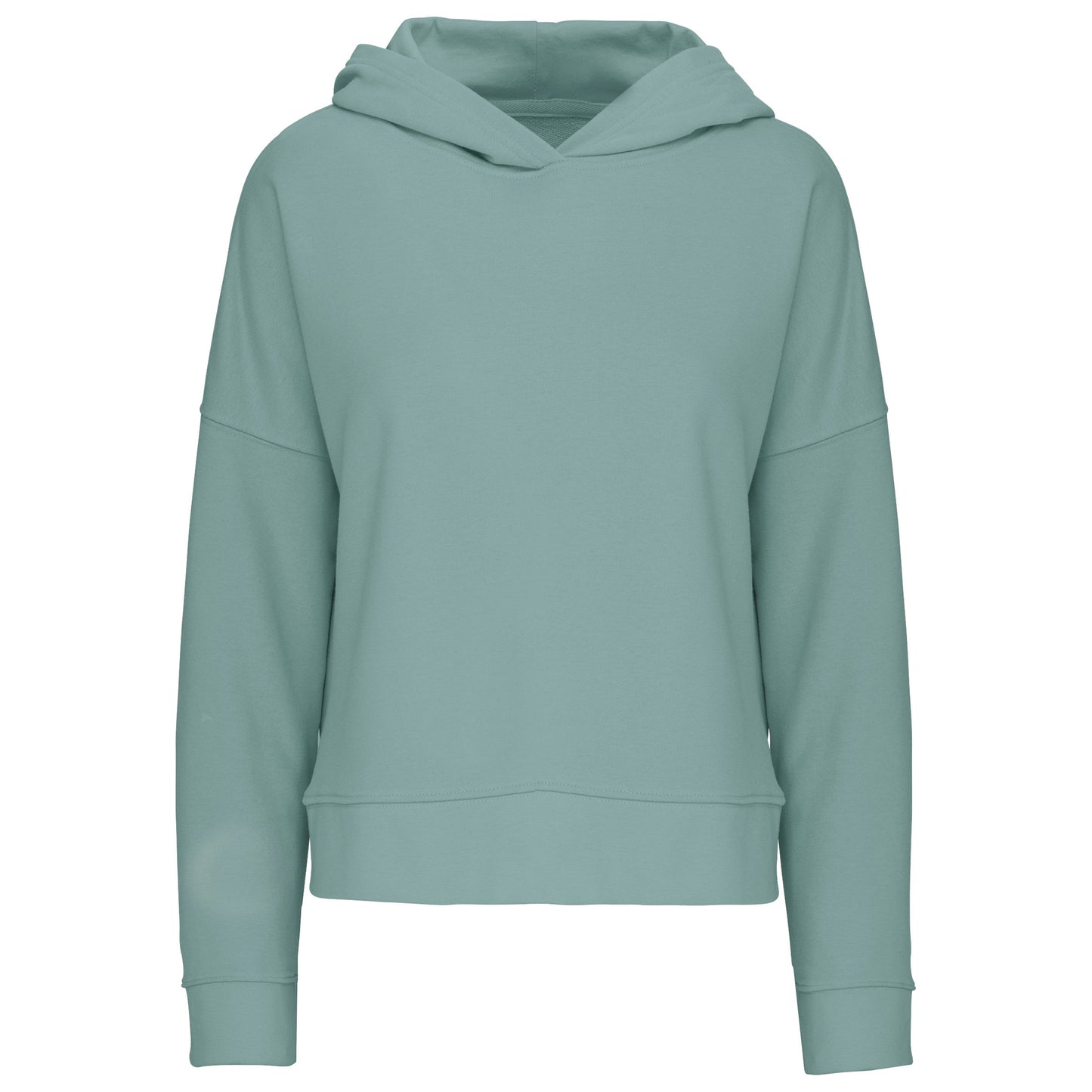 Bio lounge damessweater met capuchon