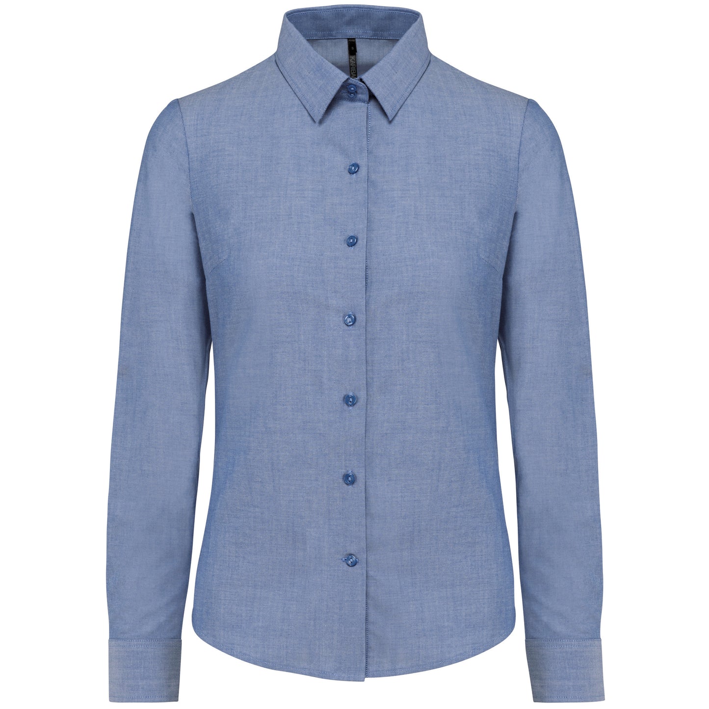 Dames oxford blouse lange mouwen