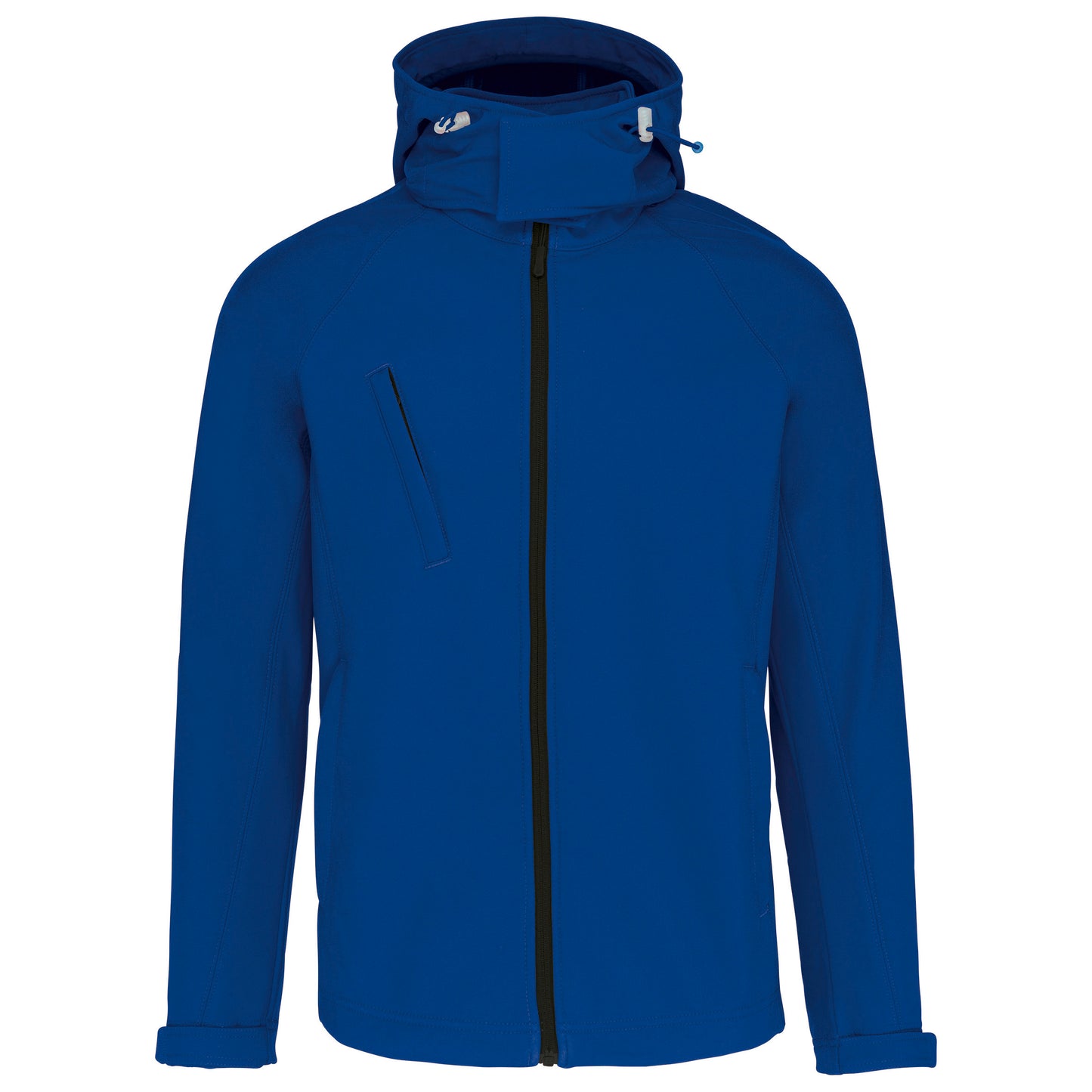 Heren softshell jas met afneembare capuchon