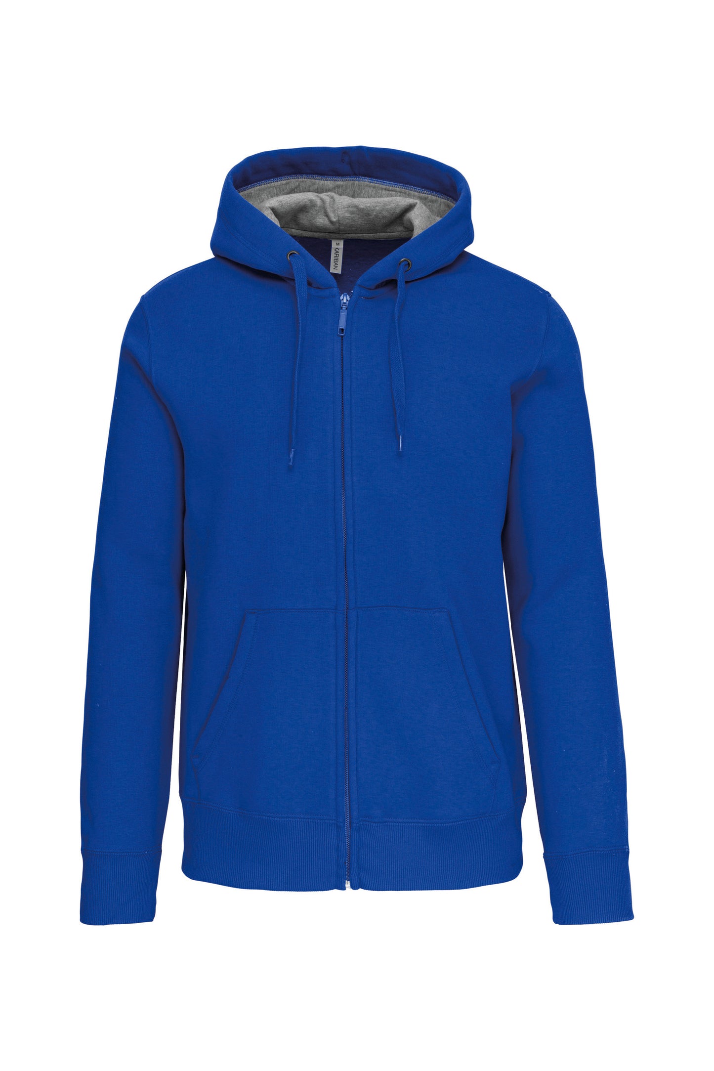 Hooded sweater met rits
