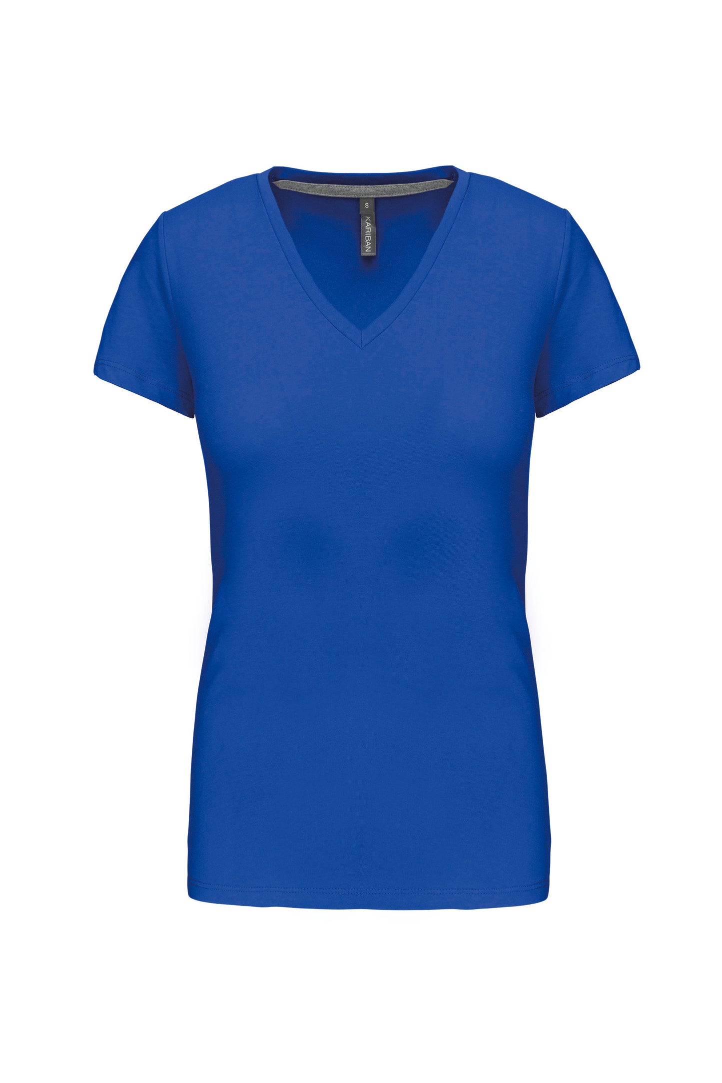 Dames T-shirt V-hals Korte Mouwen
