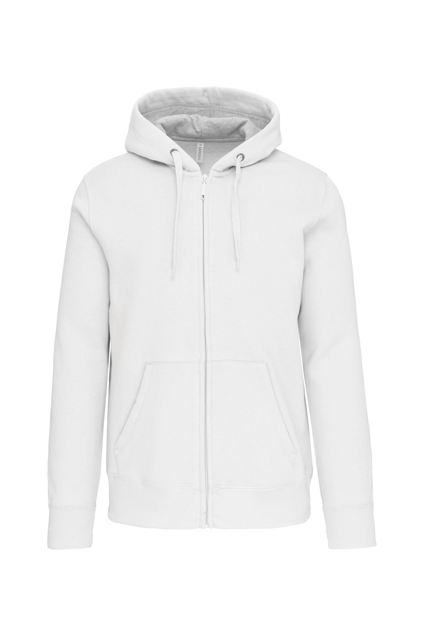 Hooded sweater met rits