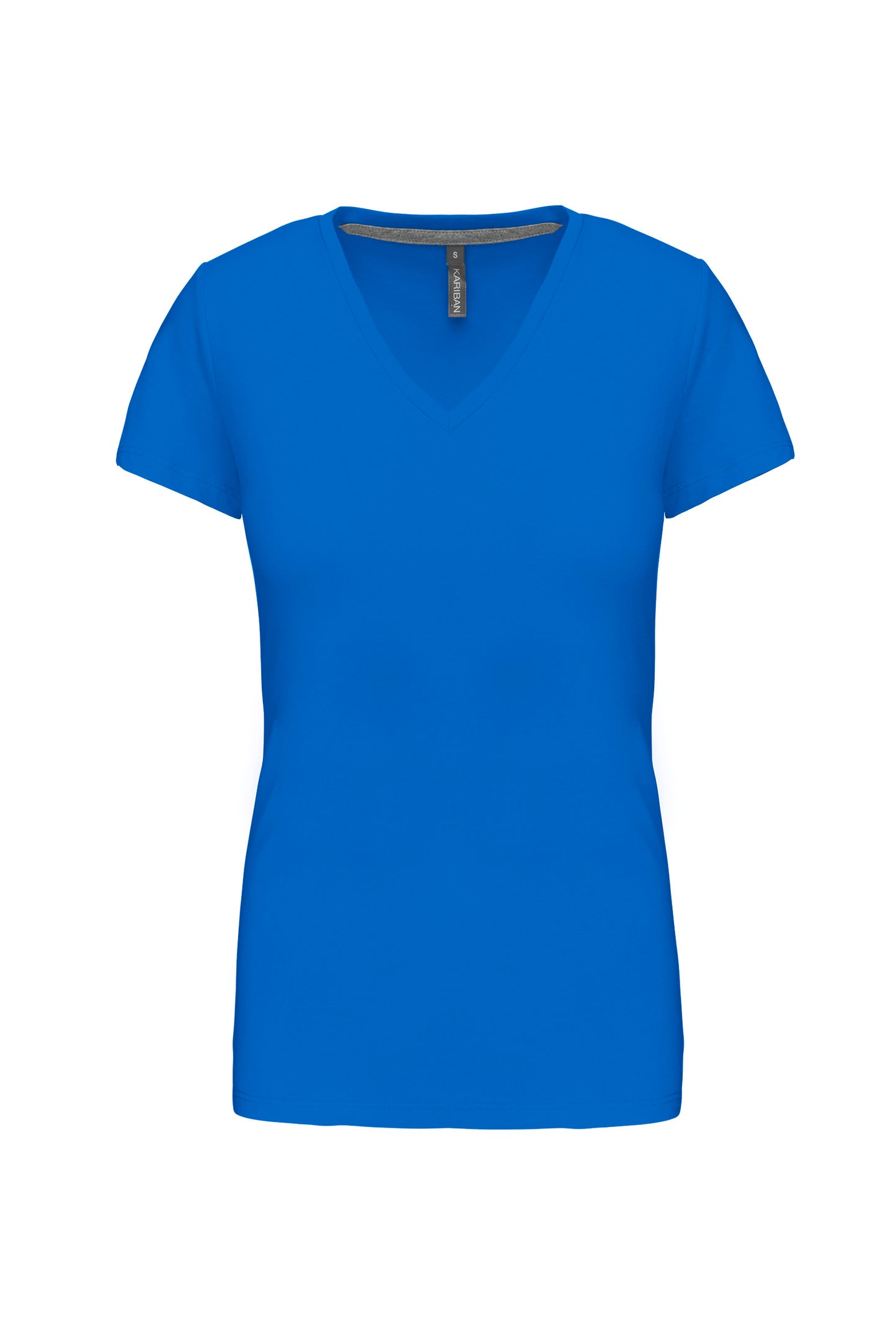 Dames T-shirt V-hals Korte Mouwen