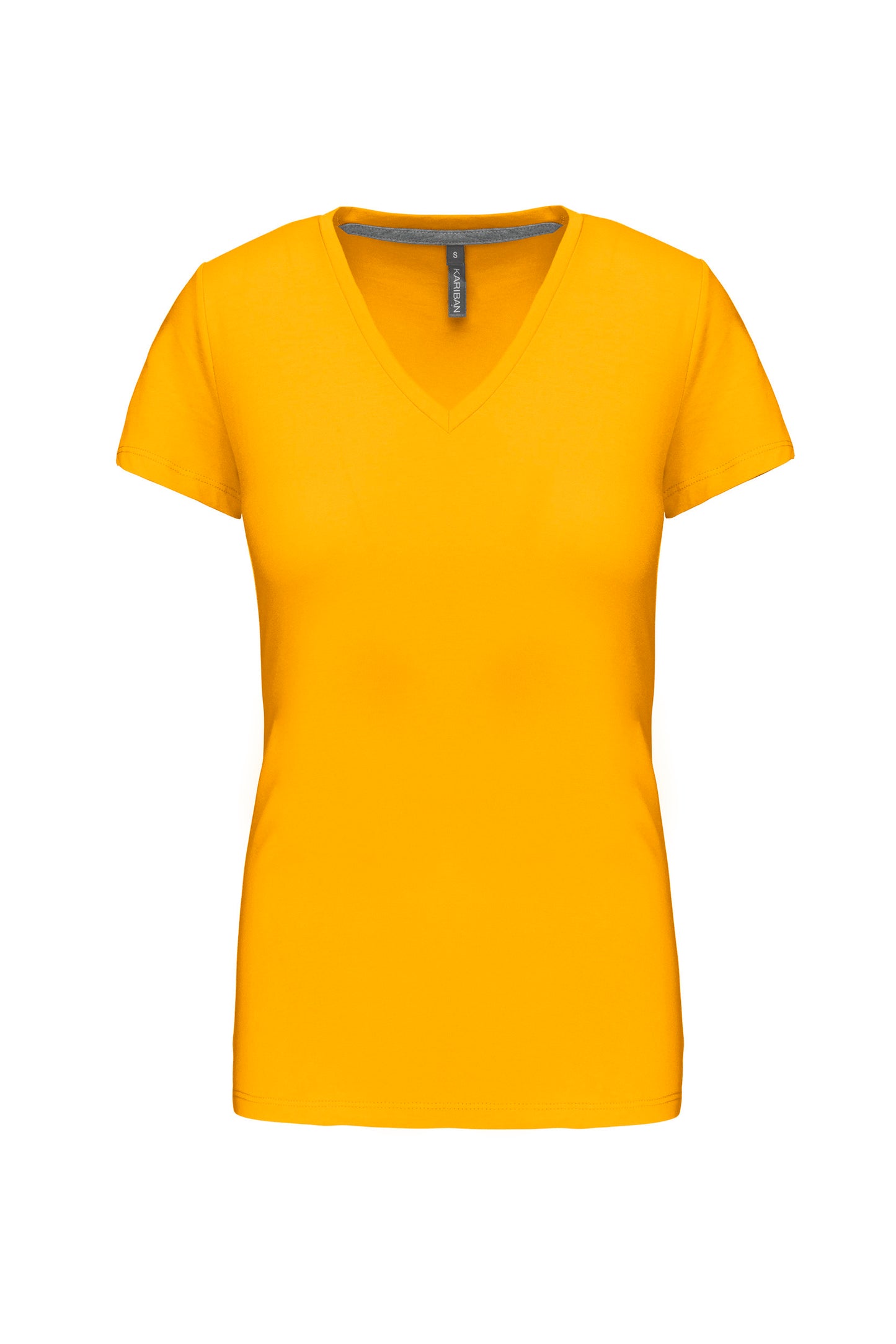 Dames T-shirt V-hals Korte Mouwen