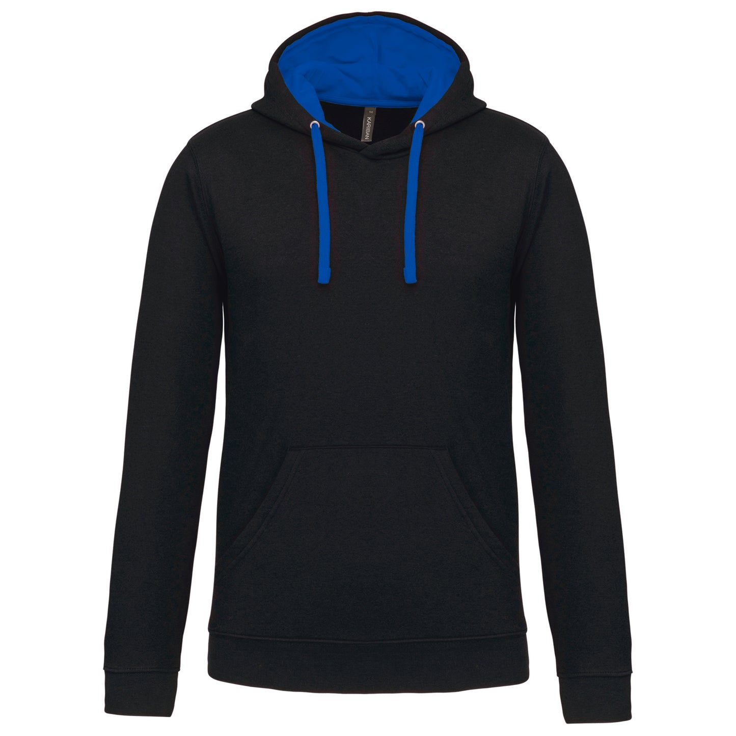 Hooded sweater met gecontrasteerde capuchon