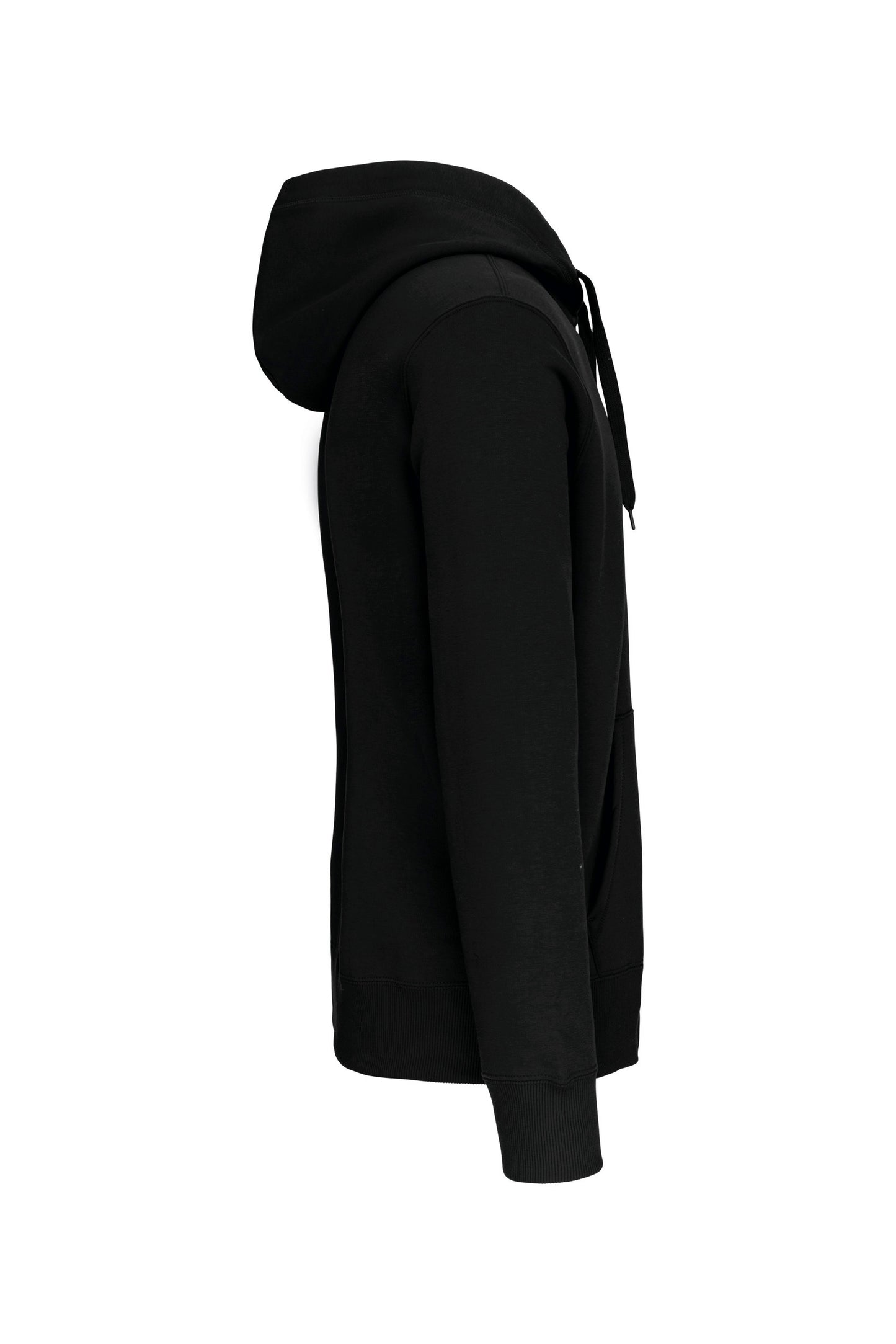 Hooded sweater met rits
