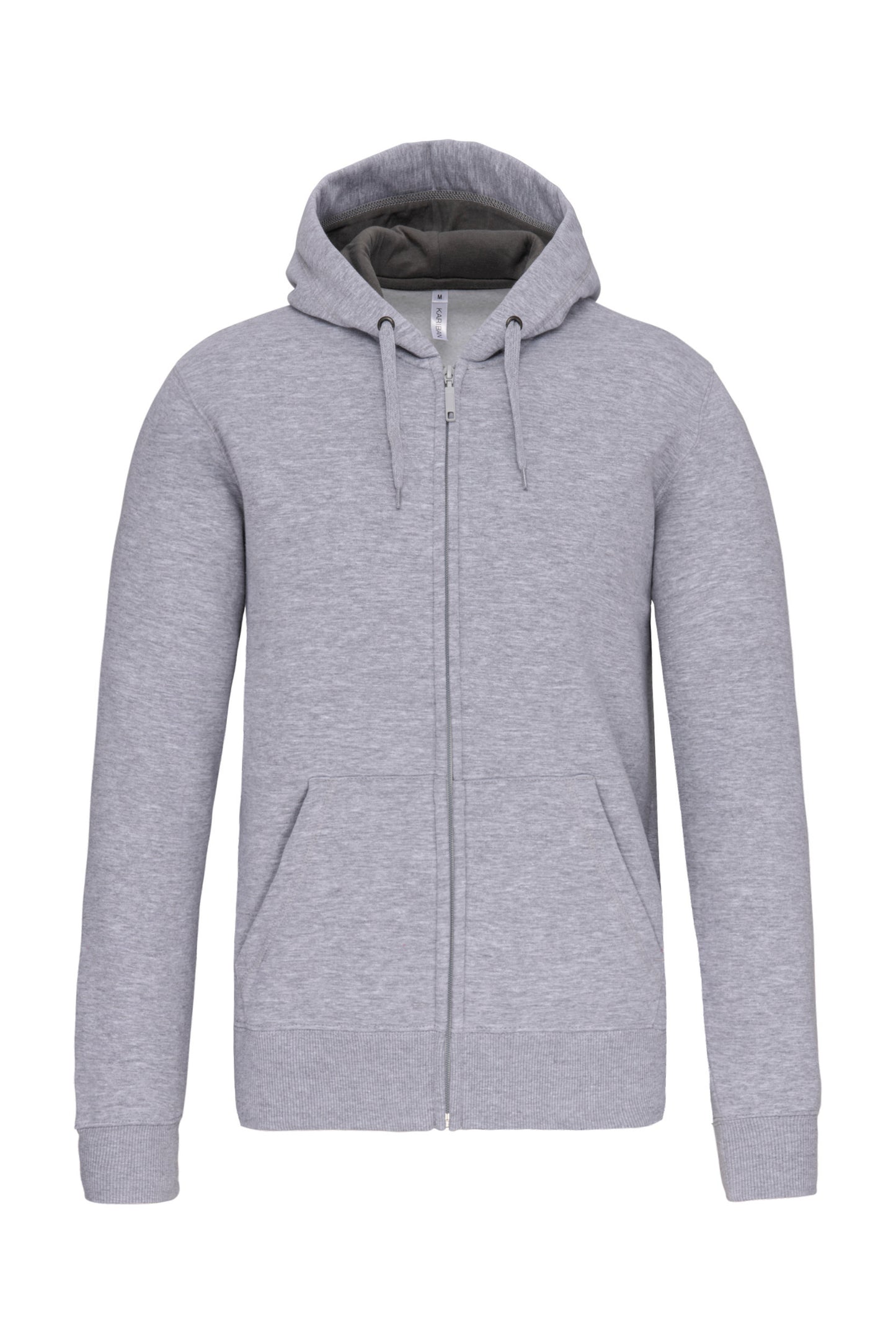 Hooded sweater met rits