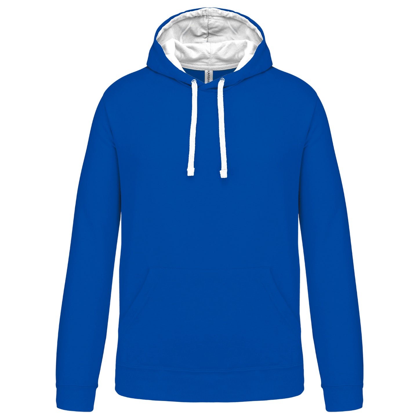 Hooded sweater met gecontrasteerde capuchon