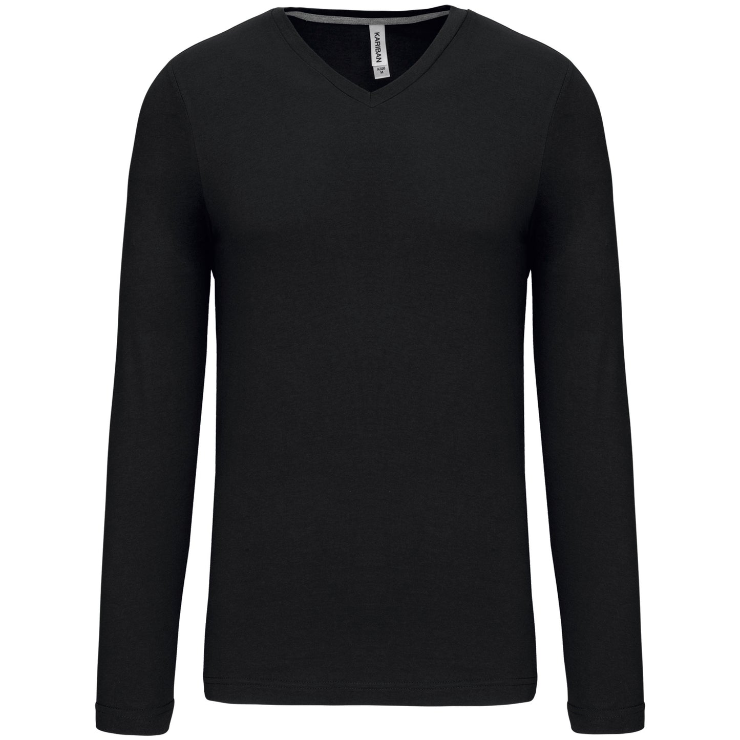 T-shirt V-hals lange mouwen